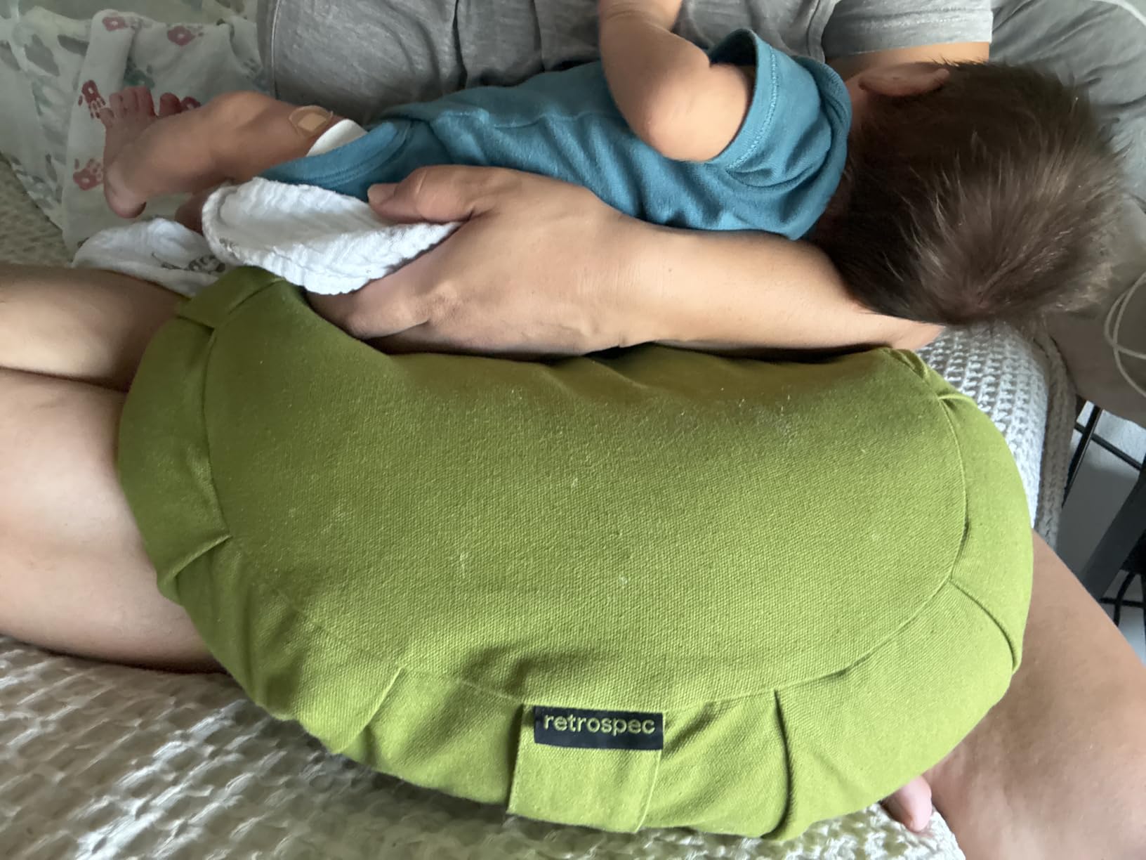 Retrospec Sedona Meditation Cushion, Buckwheat Pillow, Meditation Pillow customer photo 2