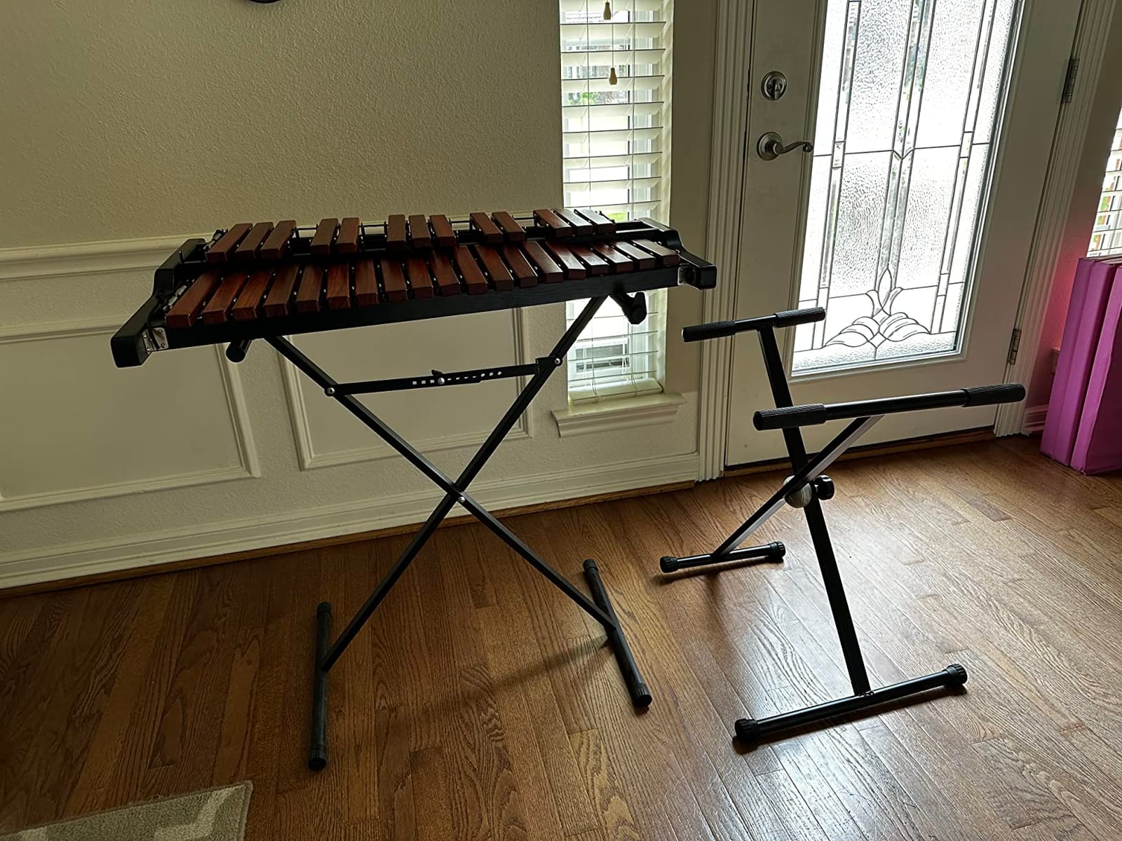 32 Note Xylophone Professional Wooden Glockenspiel Xylophone with Mallet and Adjustable Stand customer photo 2