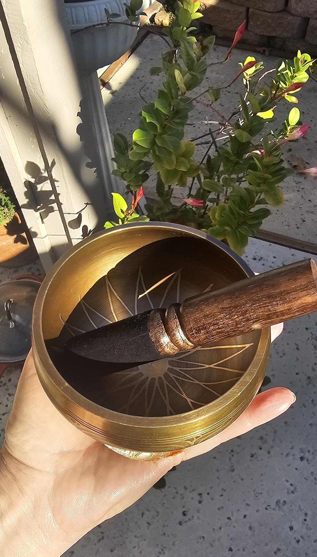Relaehih Tibetan Singing Bowls, Meditation Chakra Sound Bowl Set customer photo 1