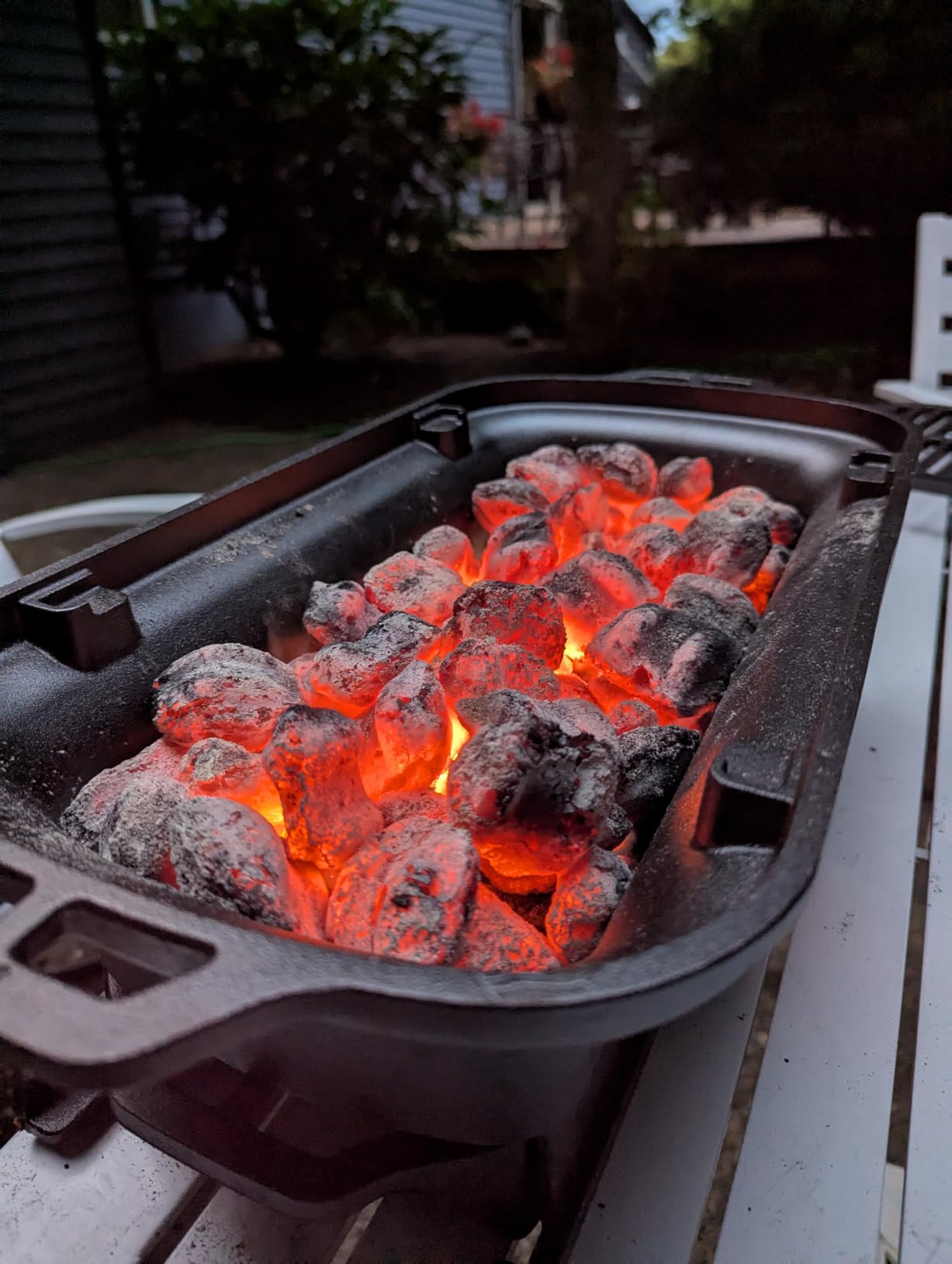 Lodge Sportsman's Pro Cast Iron Grill, 9 x 16.75 Inches customer photo 1