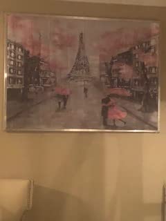 Drgilau Paris Eiffel Tower Tapestry Wall Hanging, Pink Wall Decor Tapestries Eiffel Tower Aesthetic France Romantic Wall Art Tapestry for Woman Teen Girls Bedroom Living Room Dorm customer photo 1