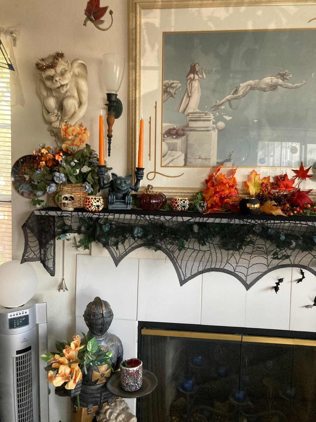 Spirit Halloween Disney The Haunted Mansion Gargoyle Candle Holder, Multicolor customer photo 2