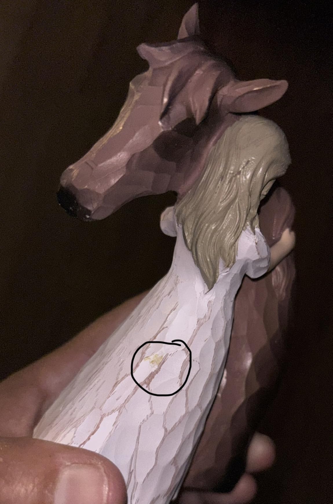 Truly a Friend Horses and Guardian Angel Statues, Sculpted Hand-Painted Girl Embracing Horse Figurines, Gifts for Horse Lover Cowgirls, Loss of Horse Remembrance Gifts, Birthday Christmas Horse Stuff customer photo 1