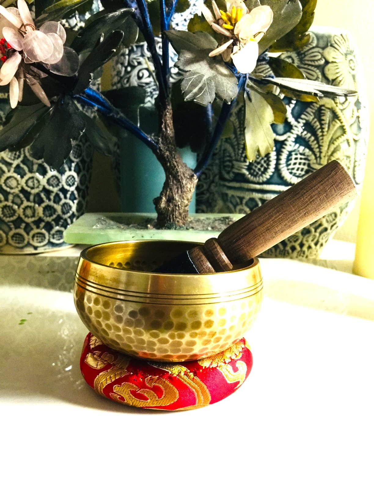 Singing Bowls, Tibetan Singing Bowl Set, Meditation Bowl, Sound Bowls-Easy To Play for Beginners customer photo 2
