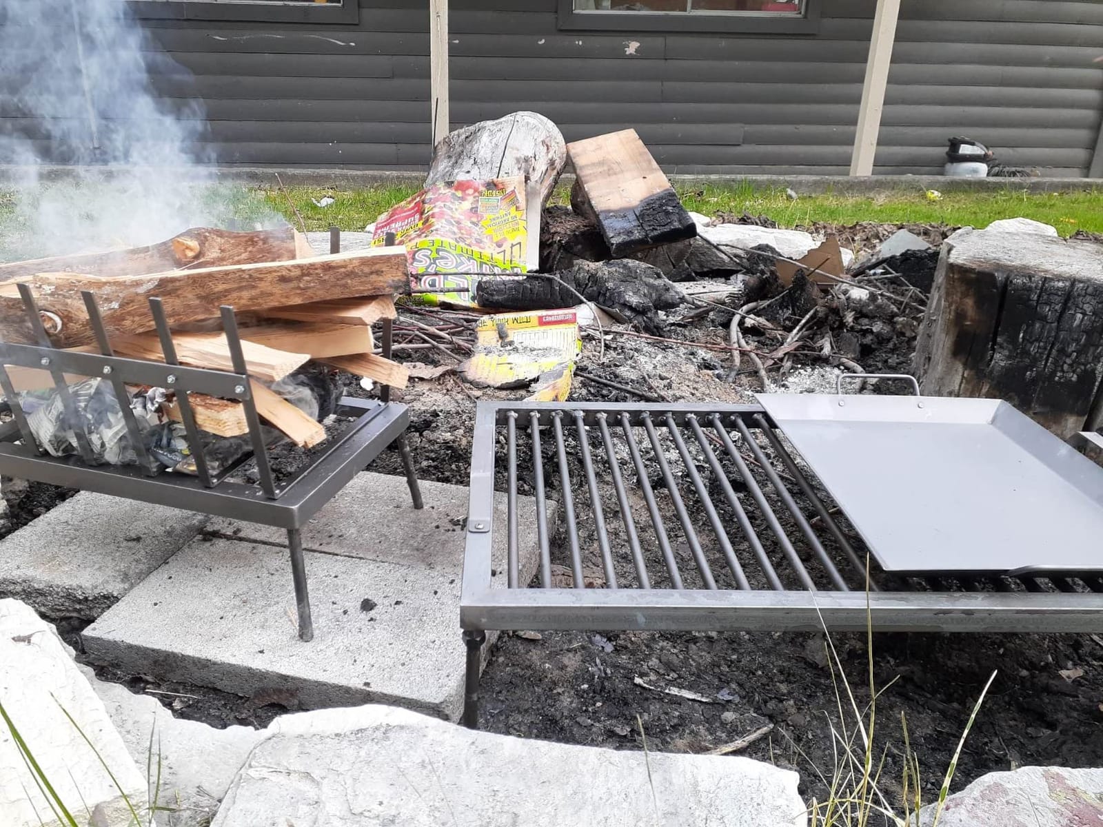 Argentine Santa Maria Grill with Tools, Brasero, Plancha - Hickory Summit customer photo 1