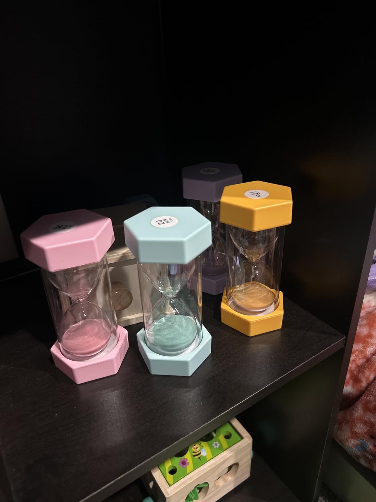 5 Pcs Marcaron Colorful Hourglass, Sand Timers, Acrylic Hourglass Timer, 3/5/10/20/30 Minutes Sandglass for Classroom, Home, Kitchen, Office Decoration customer photo 1