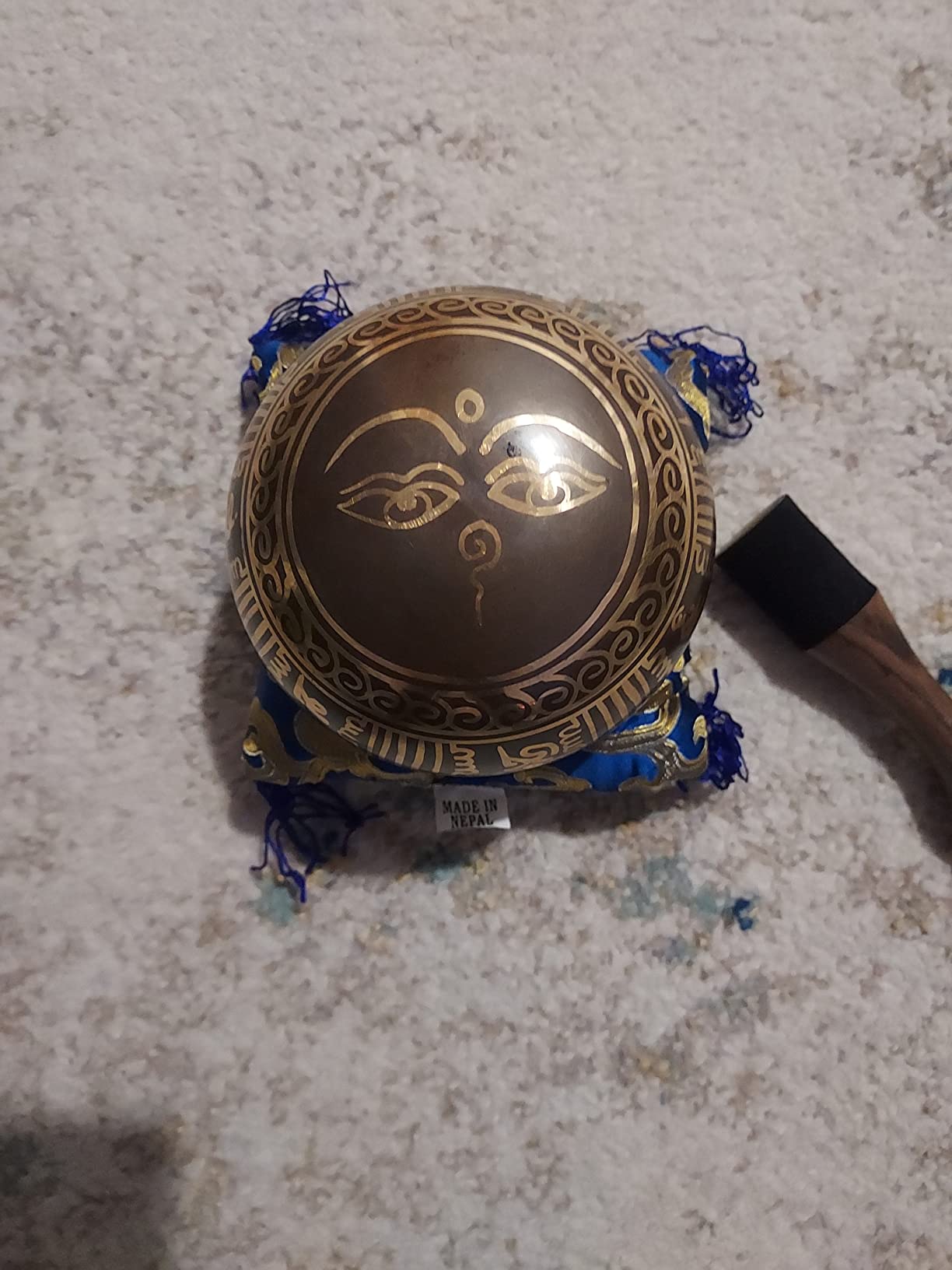 Hihealer Singing Bowl, Authentic Tibetan Sound Bowl for Yoga customer photo 2
