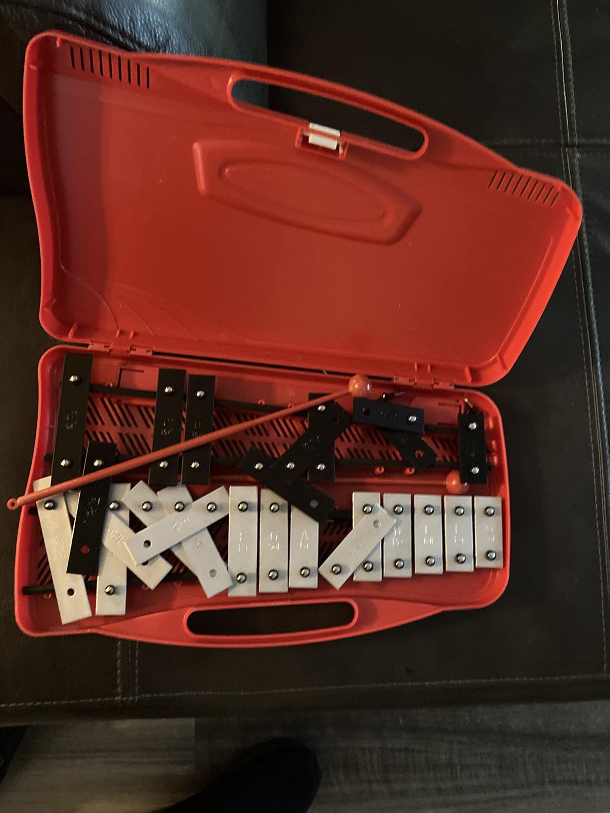 EASTROCK 25 Notes Xylophone Professional Glockenspiel with Box Darkblue customer photo 2