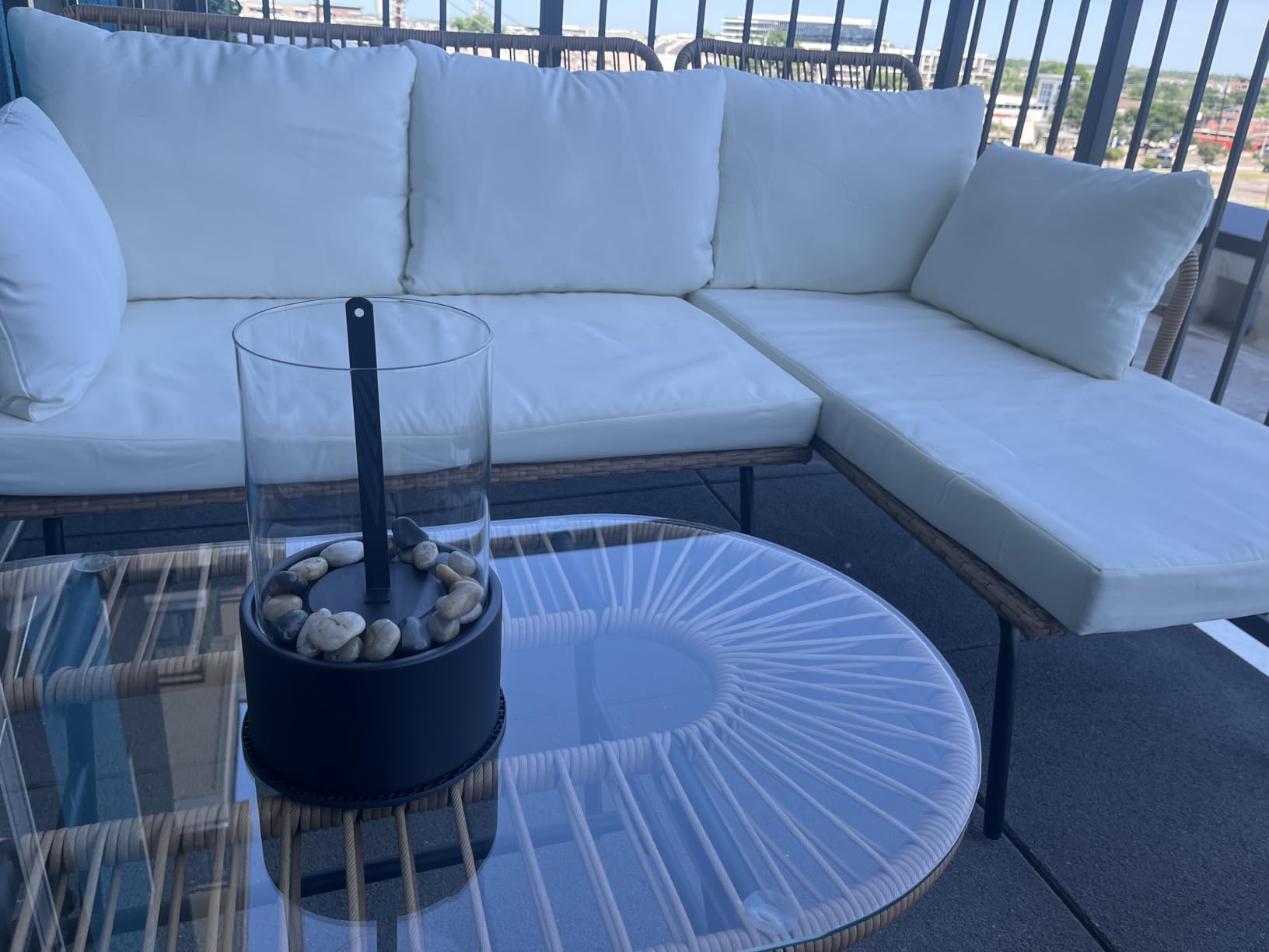 Devoko Outdoor Patio Furniture Set, Sectional Conversation Sofa Set customer photo 1
