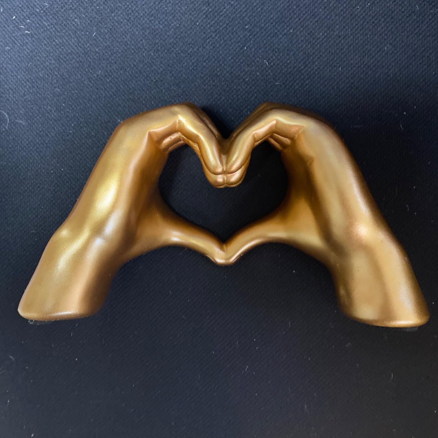 Marble Gesture Heart Decoration, Modern Love Statue Finger, Abstract Heart Hands Sculpture Home Wedding Decoration,Shelf Decor customer photo 2
