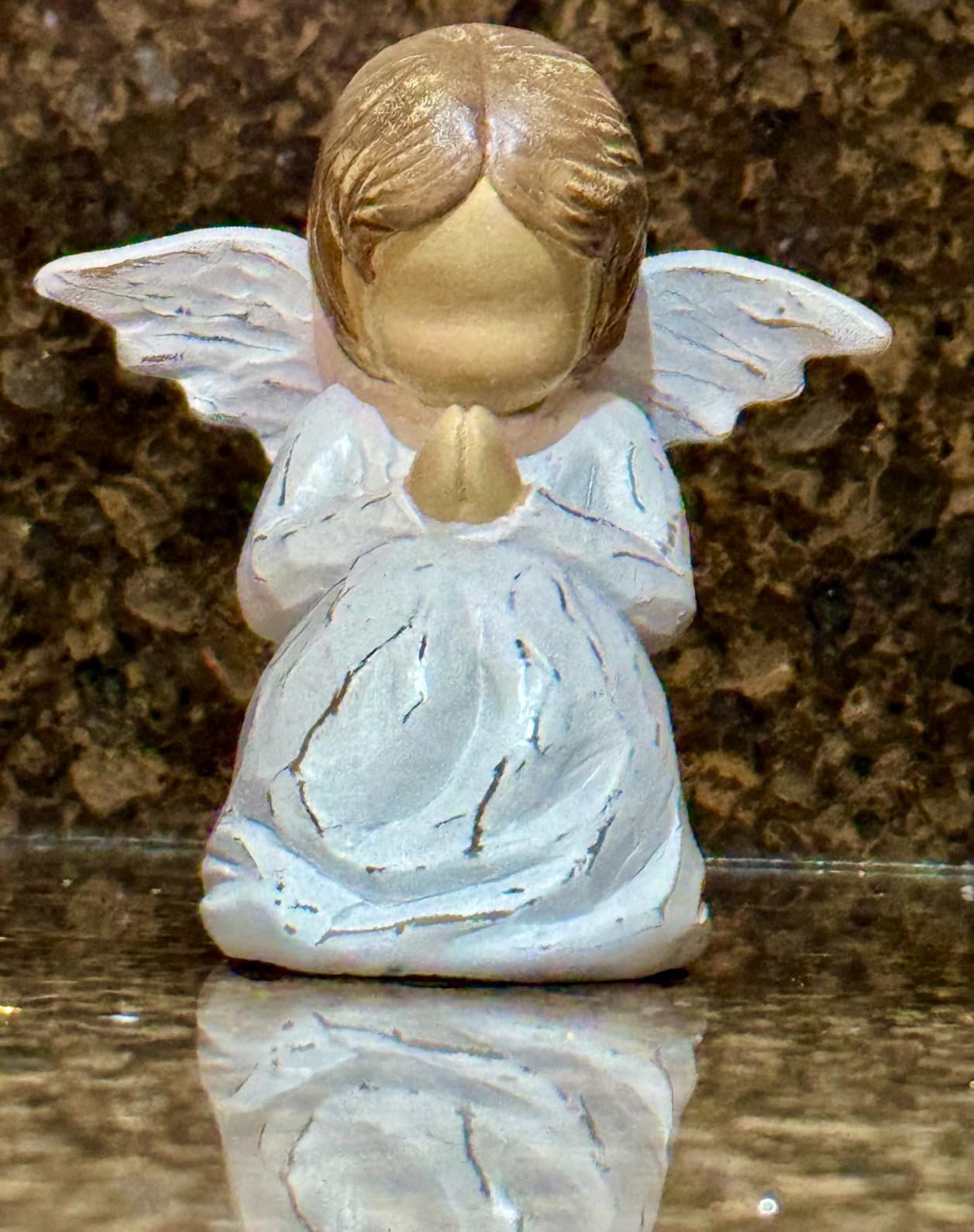Guardian Angel Statue, Resin Healing Angel Figurines for Women customer photo 2