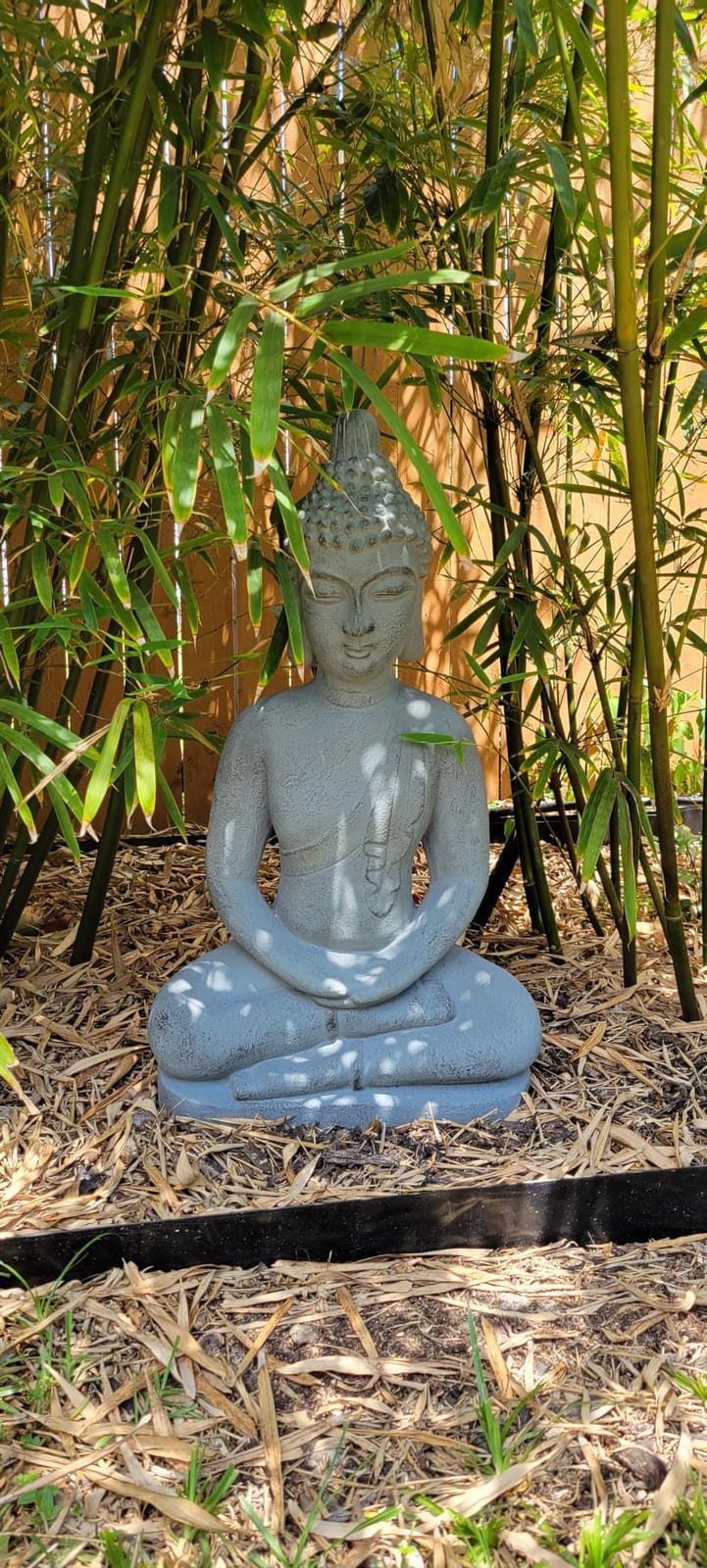 Buddha Statue 26''H Meditative Indian Buddha Sculpture customer photo 2