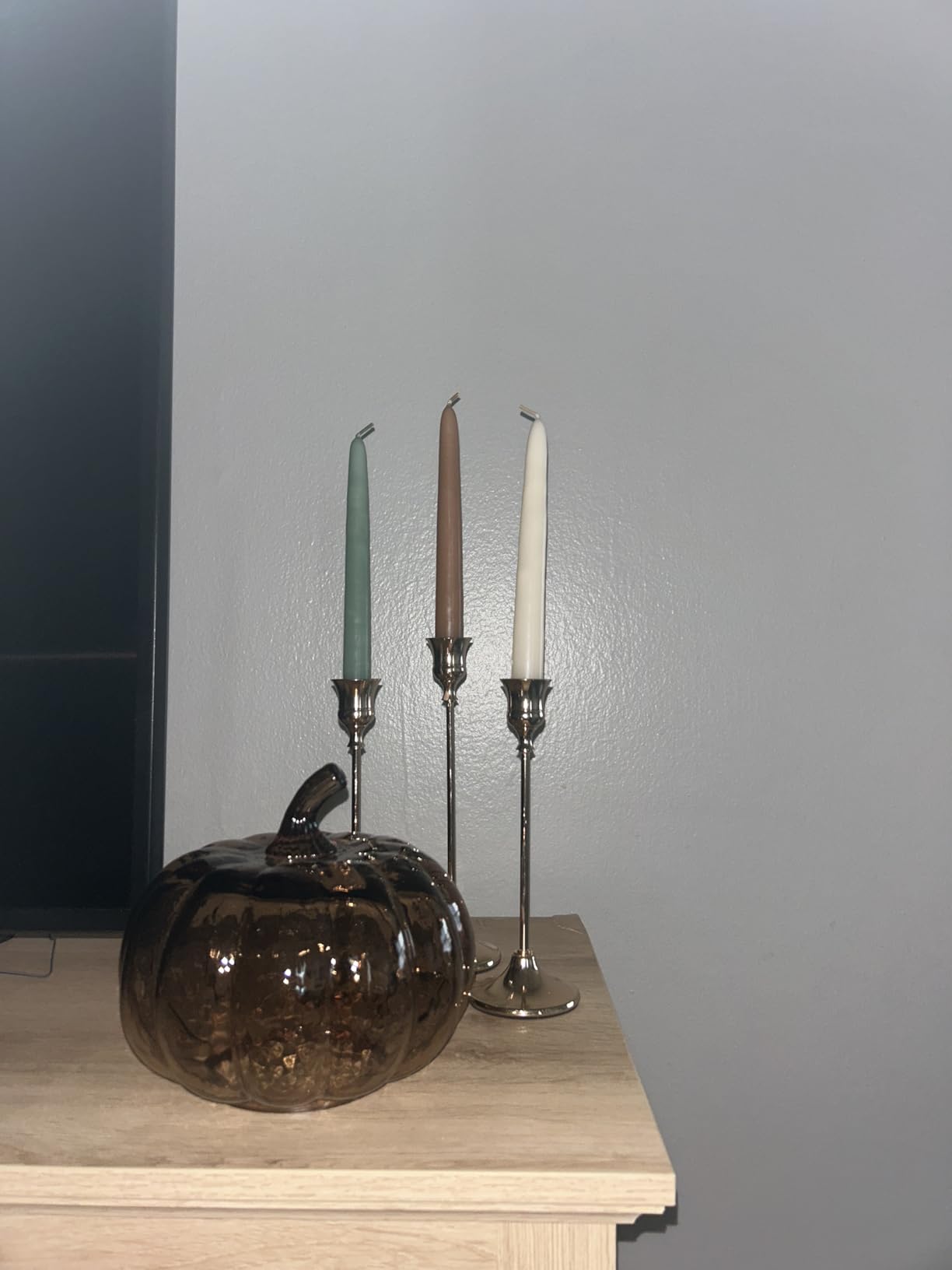 NLBTW Brass Gold Candlestick Holders, Metal Taper Candle Holder, Set of 6 customer photo 2
