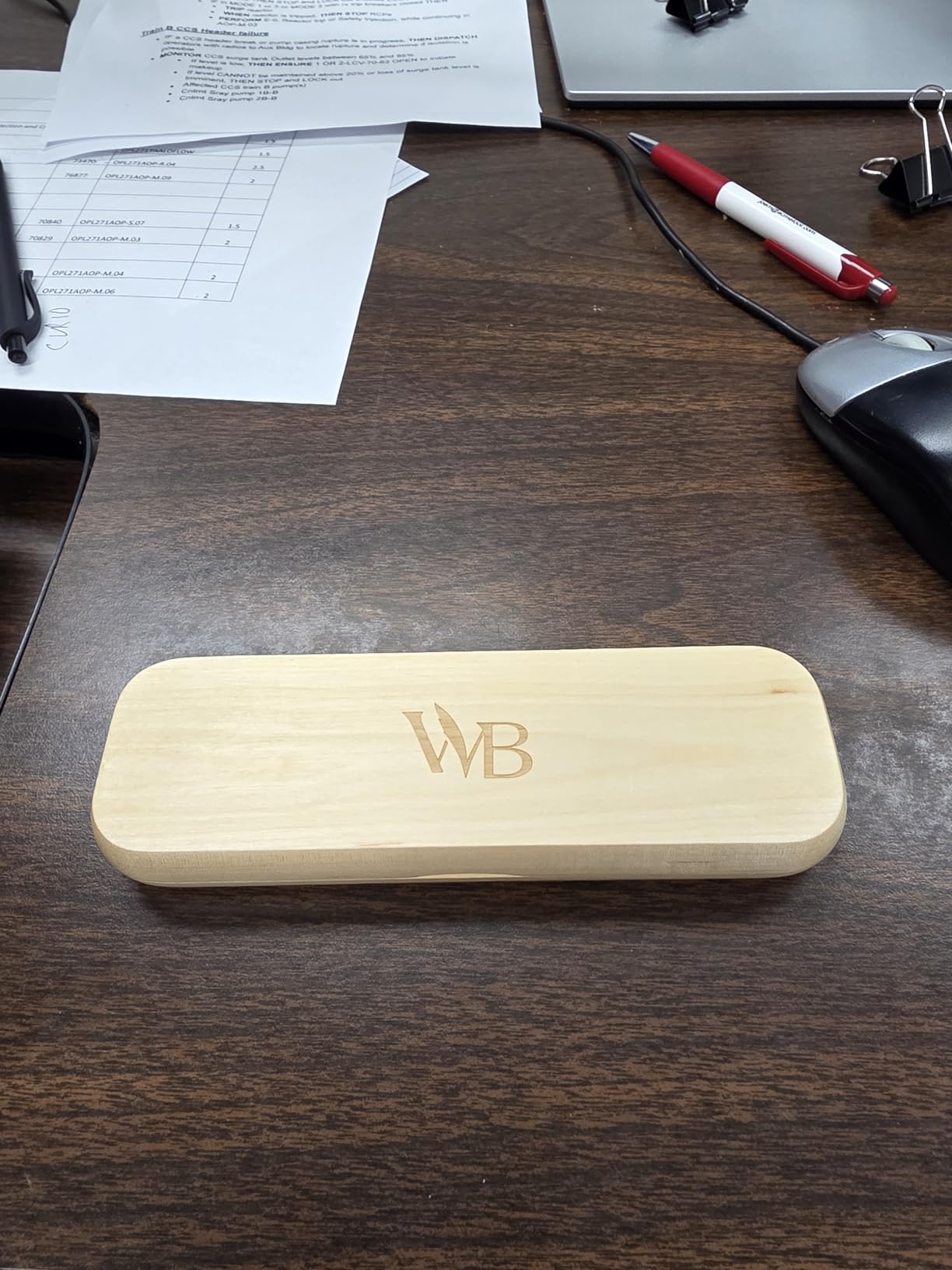Wordsworth & Black Luxury Refillable Bamboo Wood Rollerball Pen for Writing customer photo 1