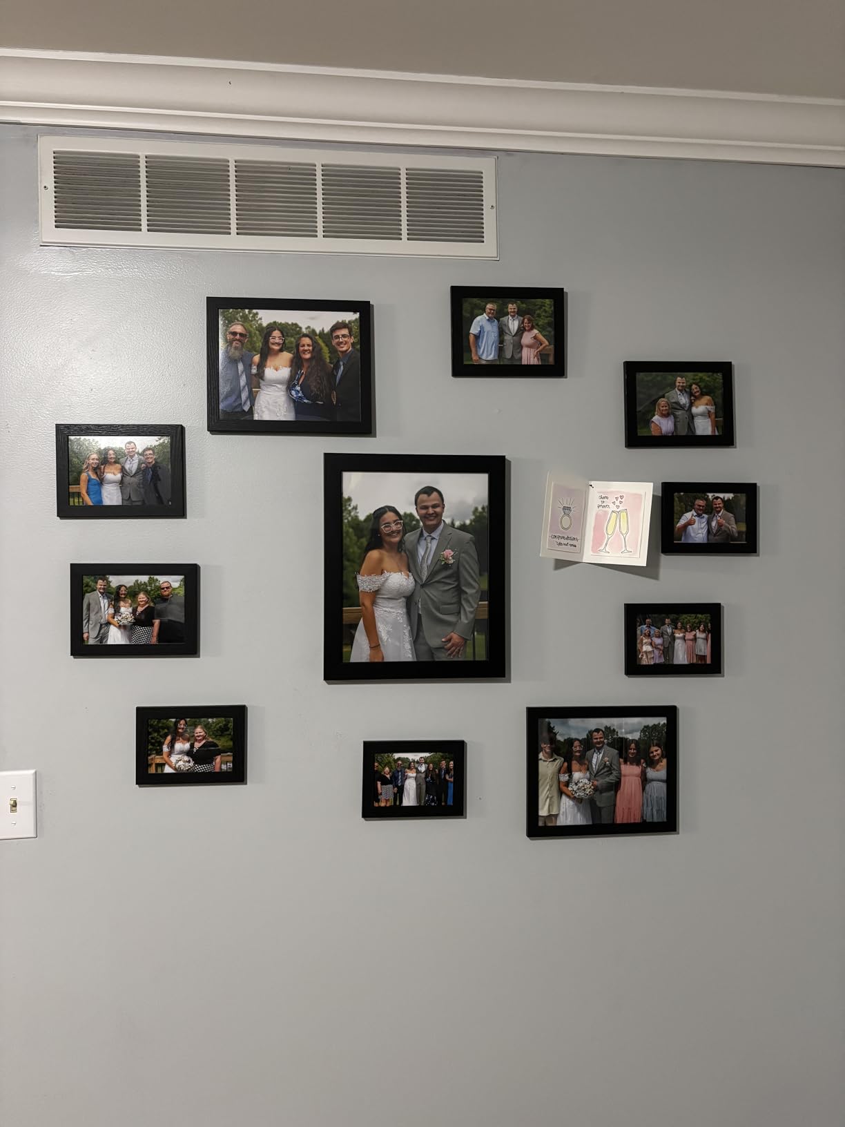Vittanly 10 Pack Picture Frames Collage Wall Decor, Silver customer photo 2