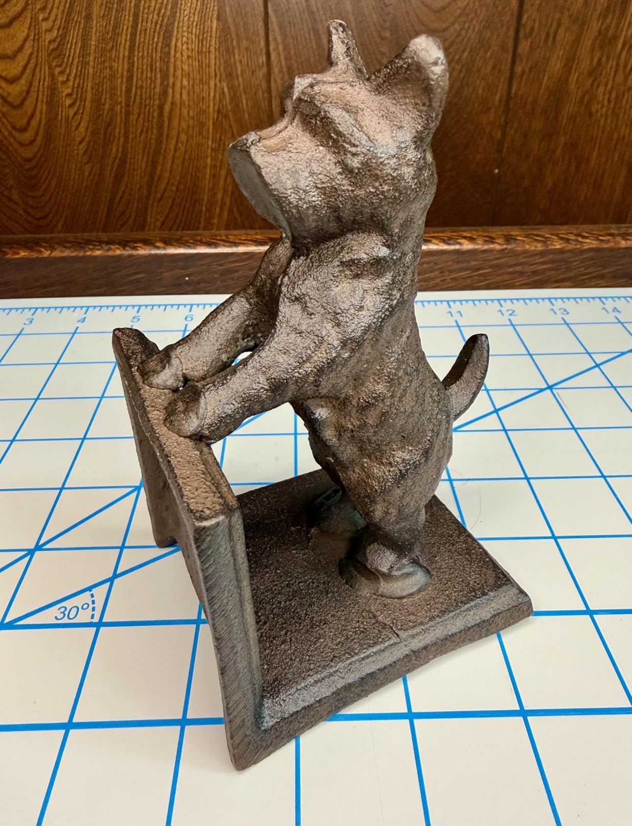 Horse Decorative Bookend Vintage Cast Iron Decor Heavy Book Ends Door Stop Unique Horse Head Statues Home Decor, Ideal for Reading Room Living Library Office Shelf Desk Decor customer photo 2
