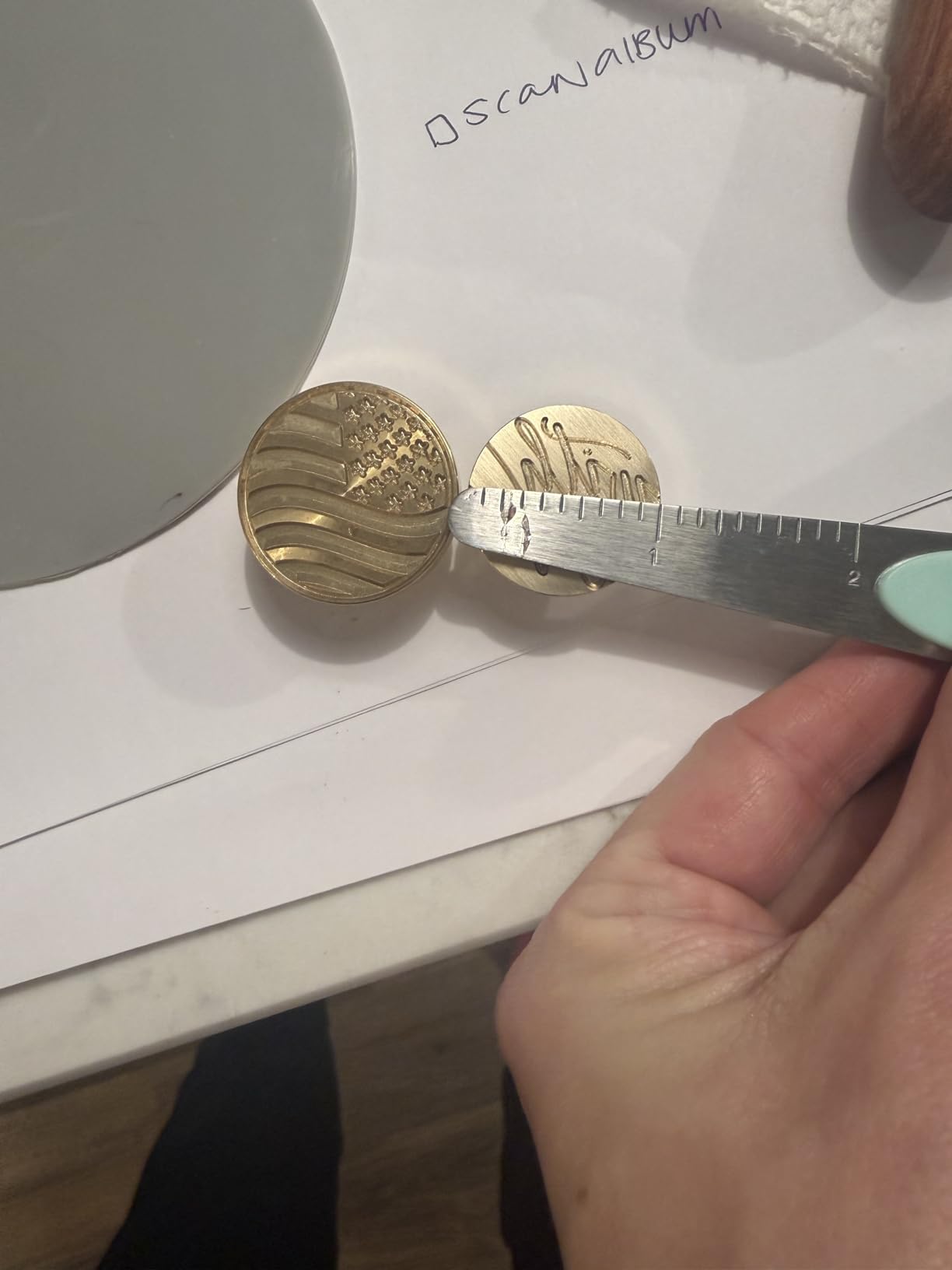 UNIQOOO 6 Pcs Wax Seal Stamp Set, Floral Stamps Botanical Sealing Stamper Kit, Wooden Handle with Brass Head for Wedding Greeting Cards Gift customer photo 1