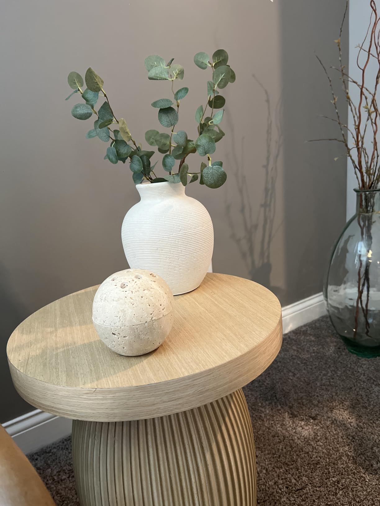 Handmade Travertine Stone Incense Resin Burner Holder – Natural Stone Incense Burner with Brass Insert for Home Decor & Relaxation customer photo 2