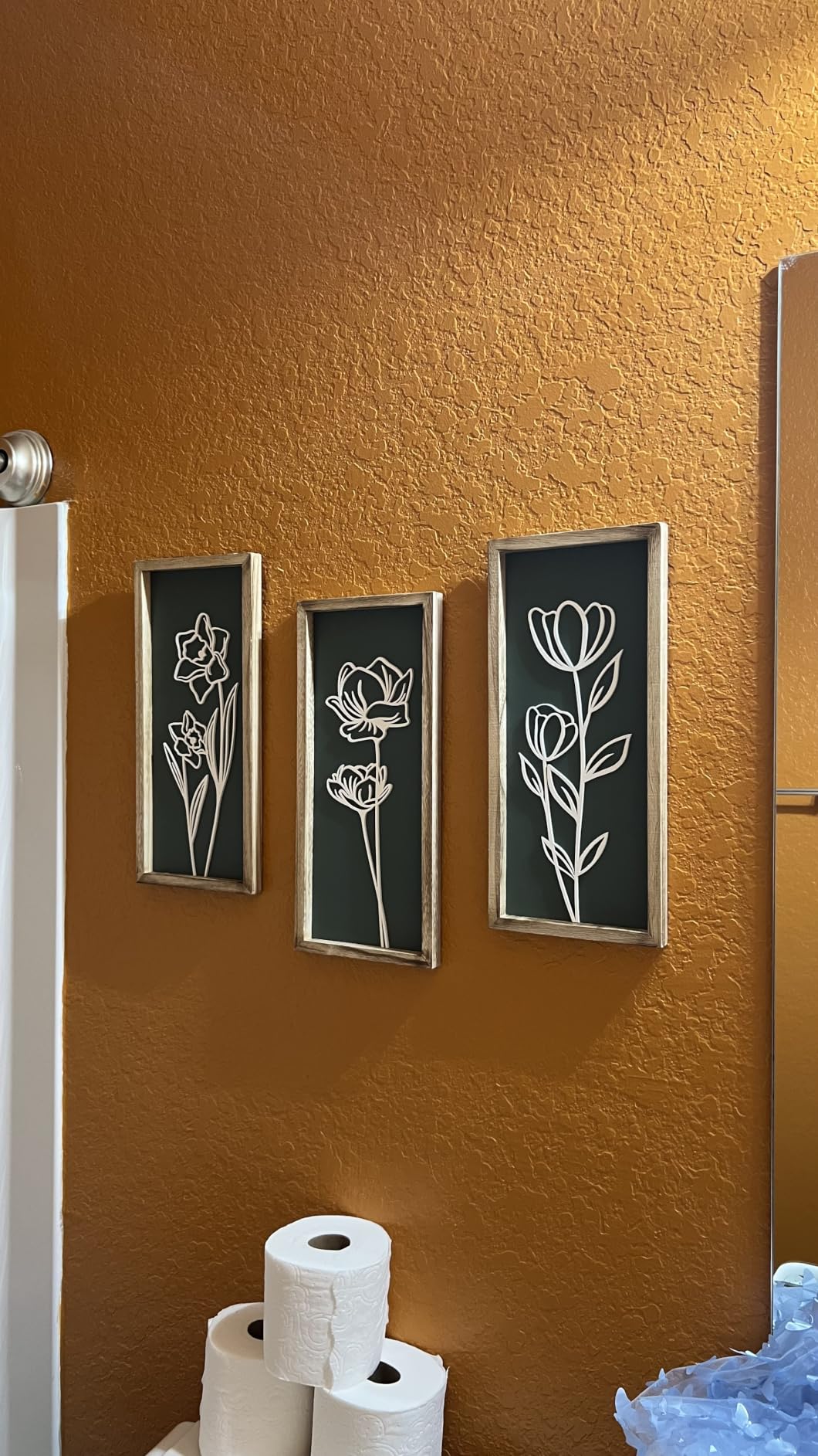 Tide and Tales 3d Framed Wall Art, Set of 4, Floral Boho Wall Decor customer photo 2