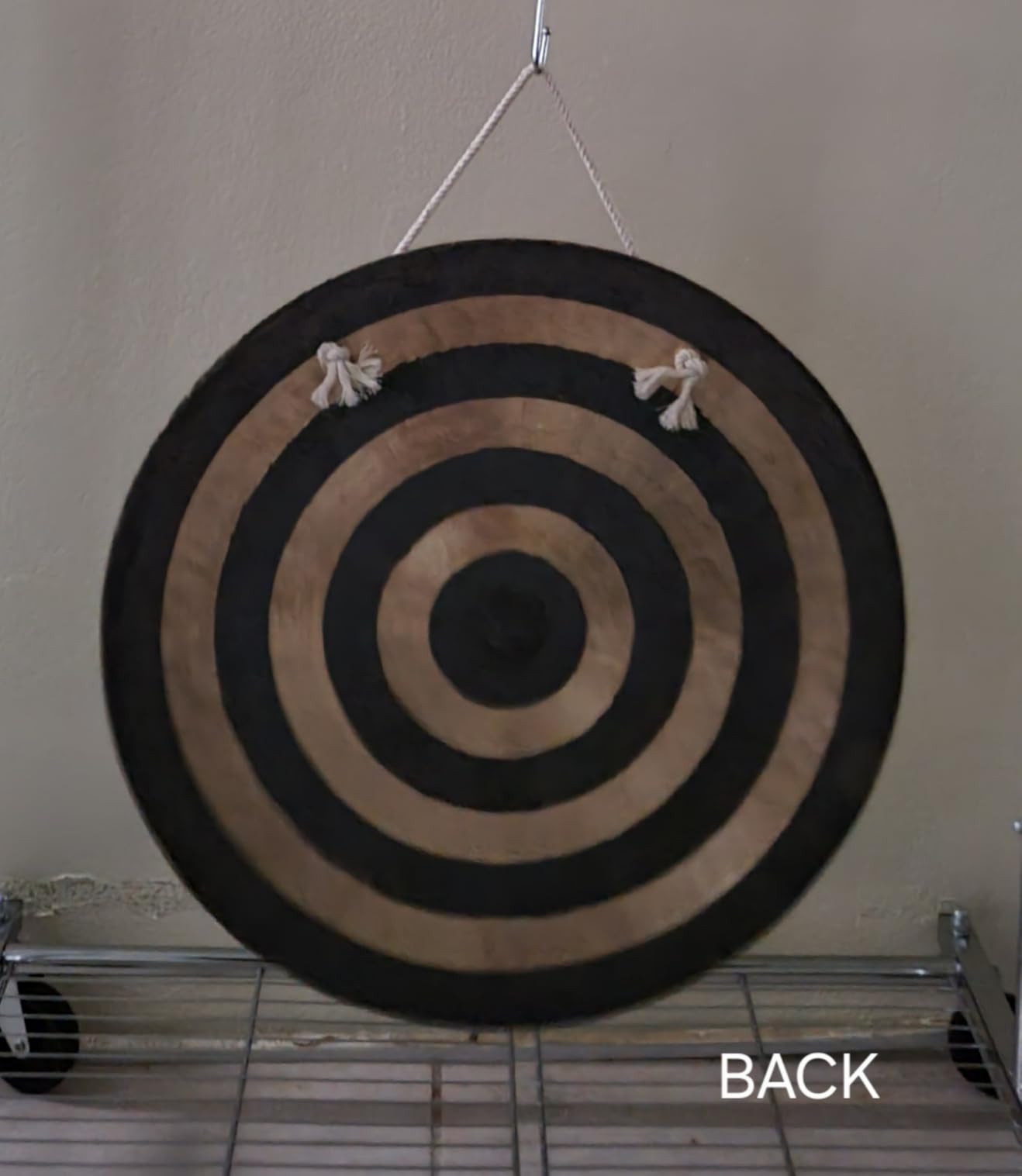 Solar Horizon Gong by Raven Sounds, Dual-Sided Handmade Bronze Wind Gong, for Sound Healing, Meditation & Yoga. Includes Premium Mallet (24