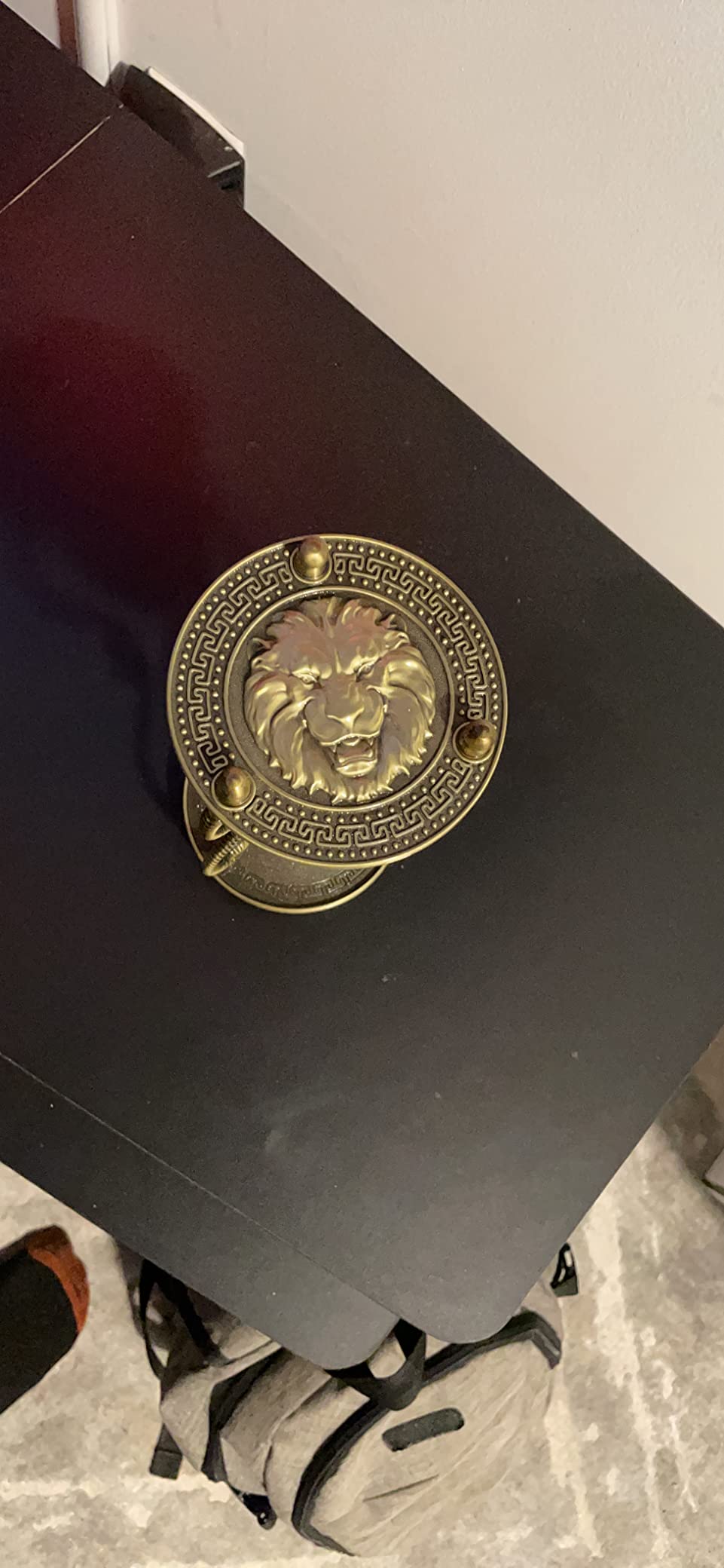 CNCJ Hourglass Sand Timer 60 Minute:Large Lion Brass Carved Sand Clock,Vintage Brown Hourglass Watch 60 Min,Unique Reloj De Arena,Hour Glass Sandglass for Gifts,Office,Desk,Decorations customer photo 1