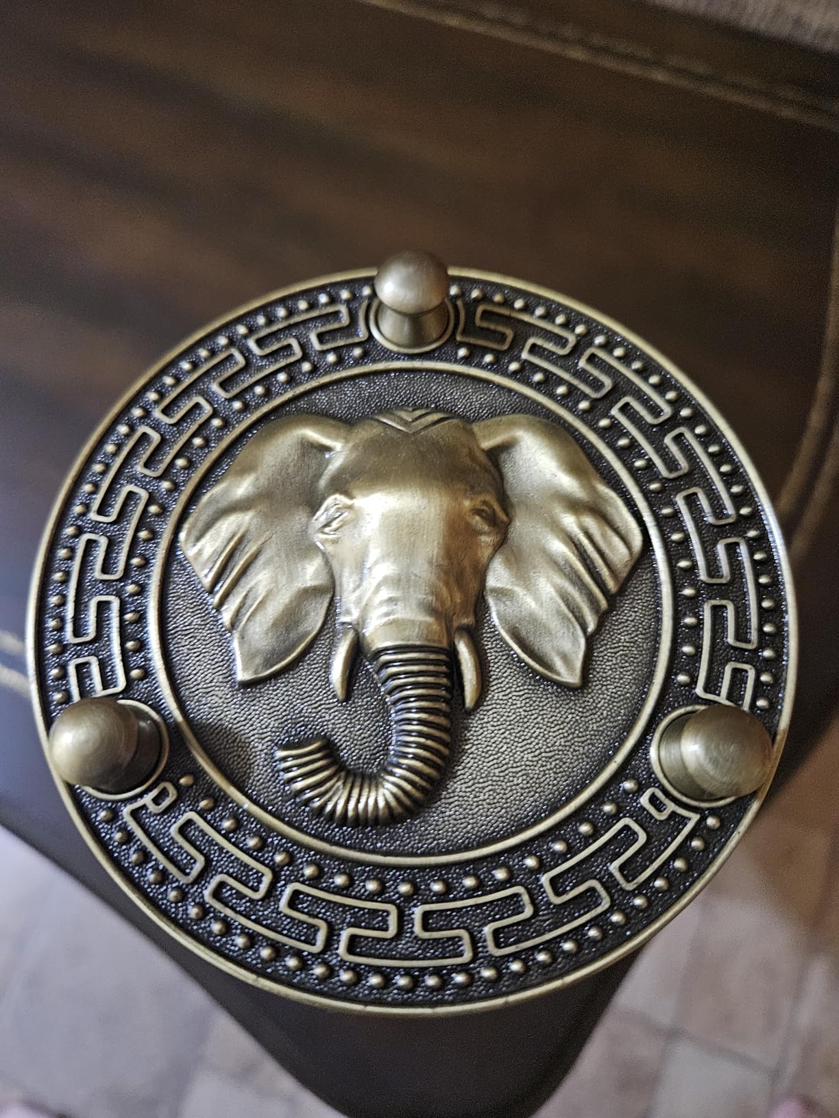 CNCJ Hourglass Sand Timer 60 Minute:Large Lion Brass Carved Sand Clock,Vintage Brown Hourglass Watch 60 Min,Unique Reloj De Arena,Hour Glass Sandglass for Gifts,Office,Desk,Decorations customer photo 2