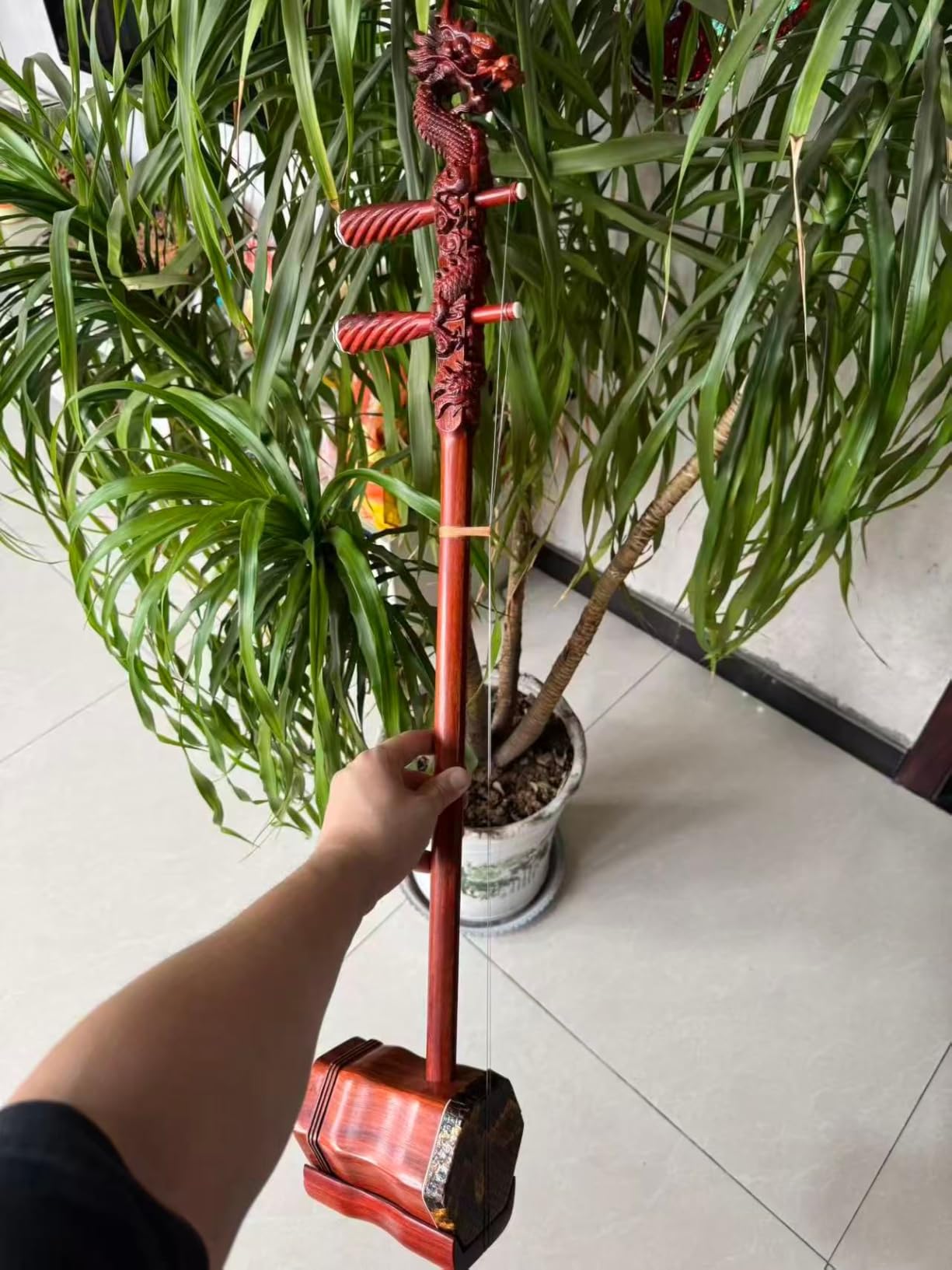 rosewoodErhu Handmade Professional Erhu Chinese 2 String Violin Oriental Violin Suitable for Beginners Professional Performers customer photo 1