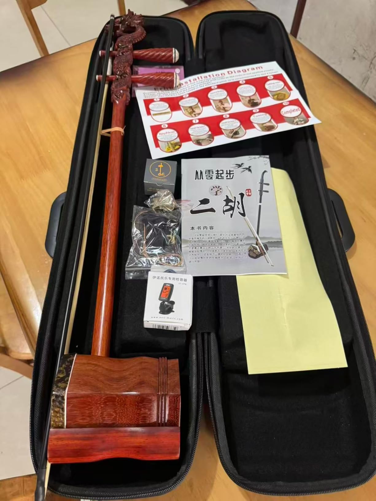 rosewoodErhu Handmade Professional Erhu Chinese 2 String Violin Oriental Violin Suitable for Beginners Professional Performers customer photo 2