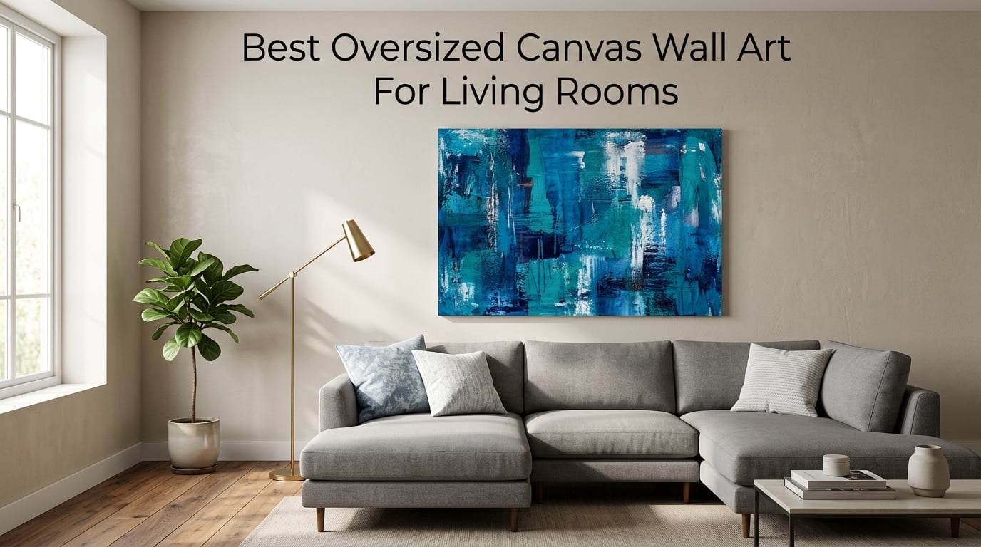 Best Oversized Canvas Wall Art For Living Rooms