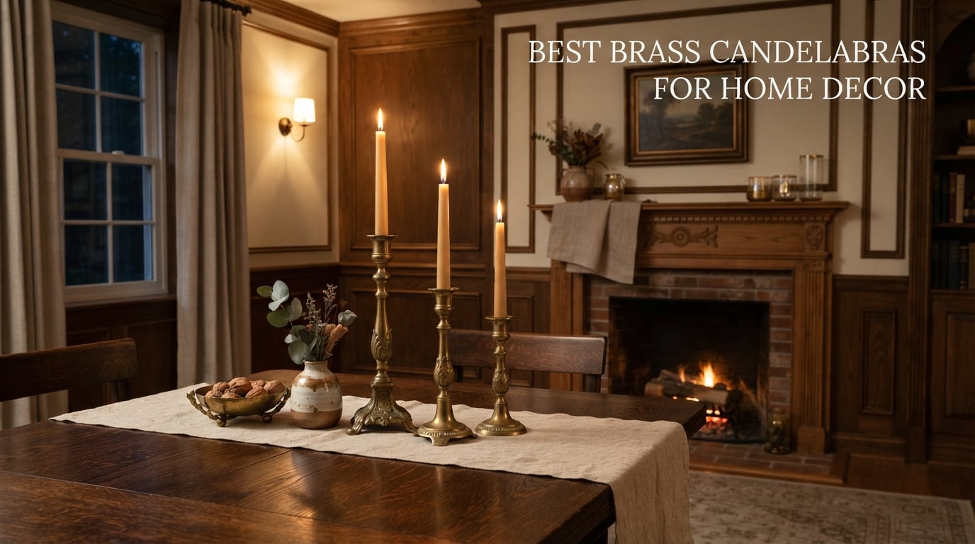 Best Brass Candelabras For Home Decor
