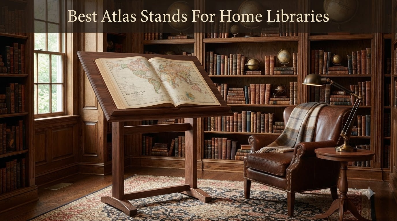 Best Atlas Stands For Home Libraries