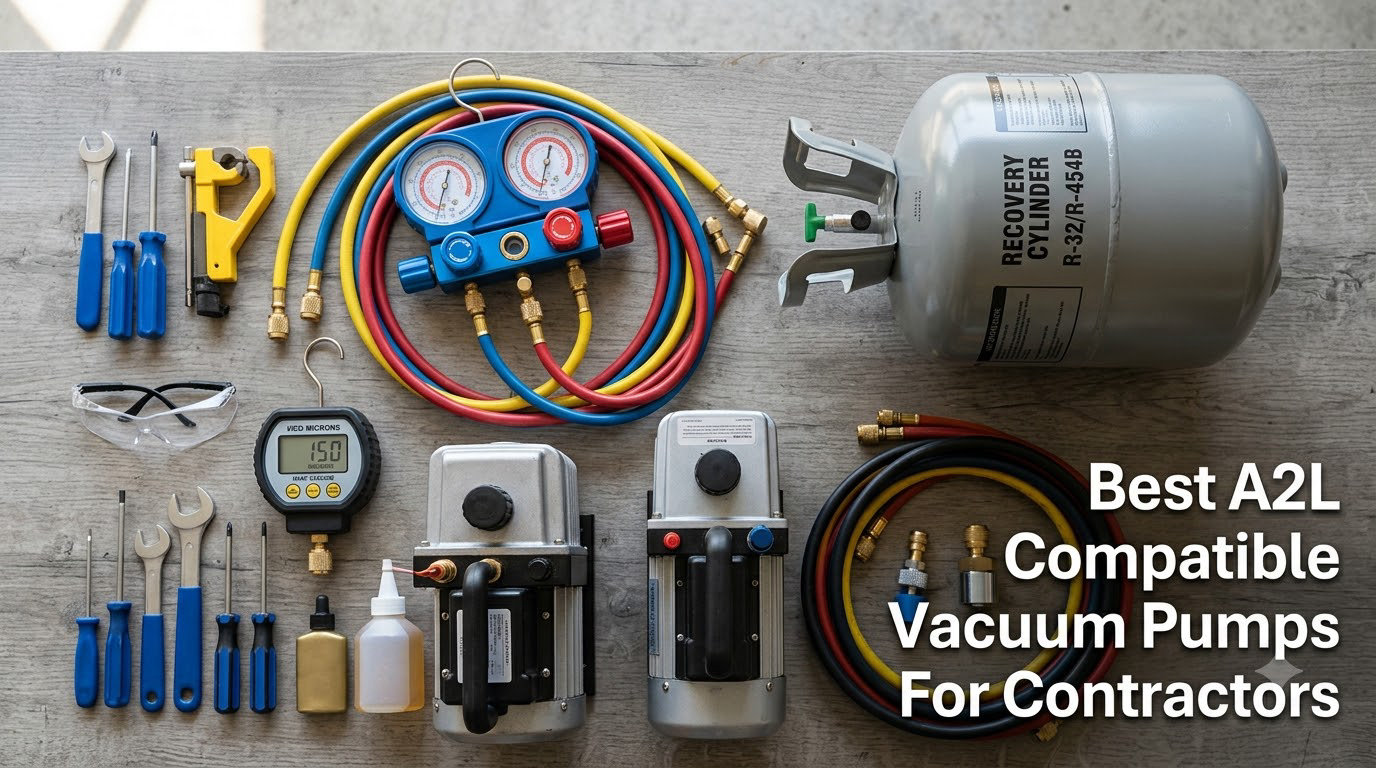 Best A2L Compatible Vacuum Pumps For Contractors