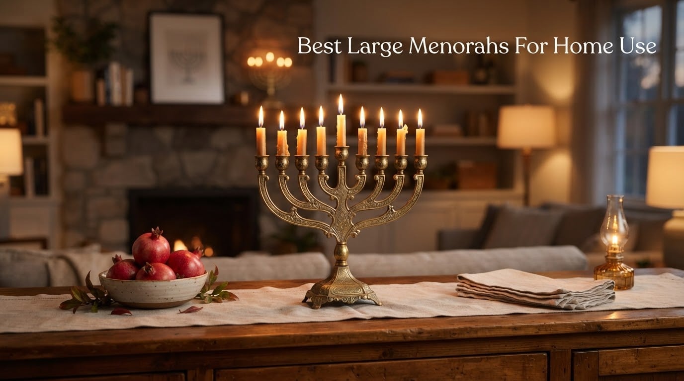 Best Large Menorahs For Home Use