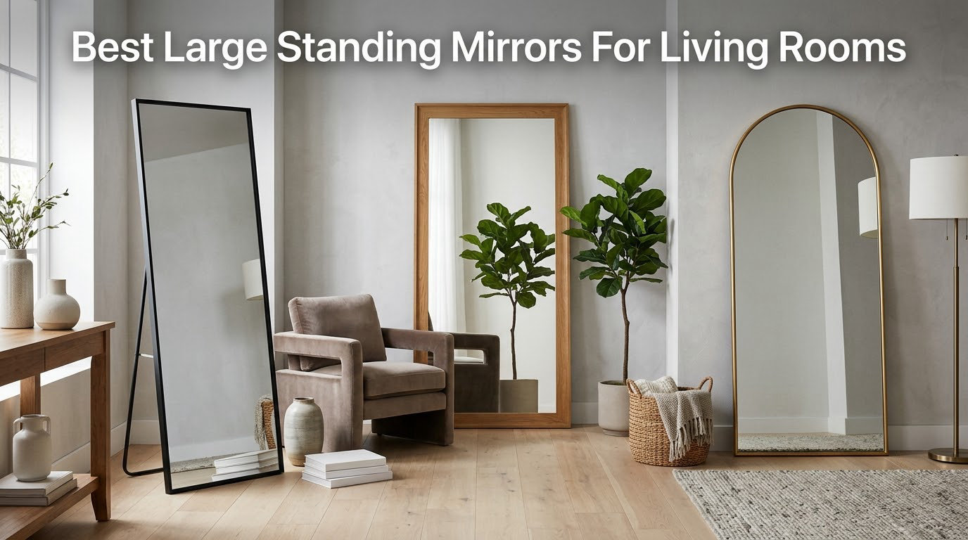 Best Large Standing Mirrors For Living Rooms