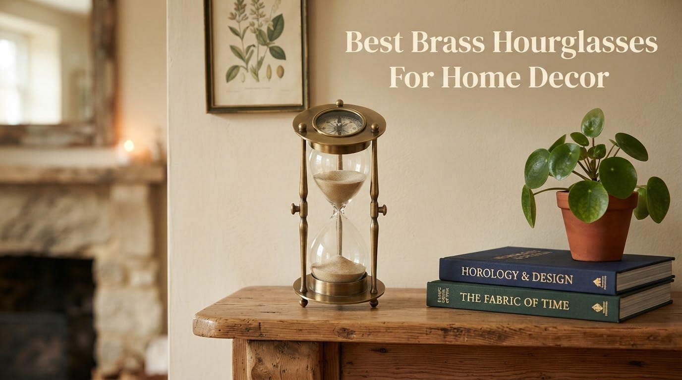Best Brass Hourglasses For Home Decor