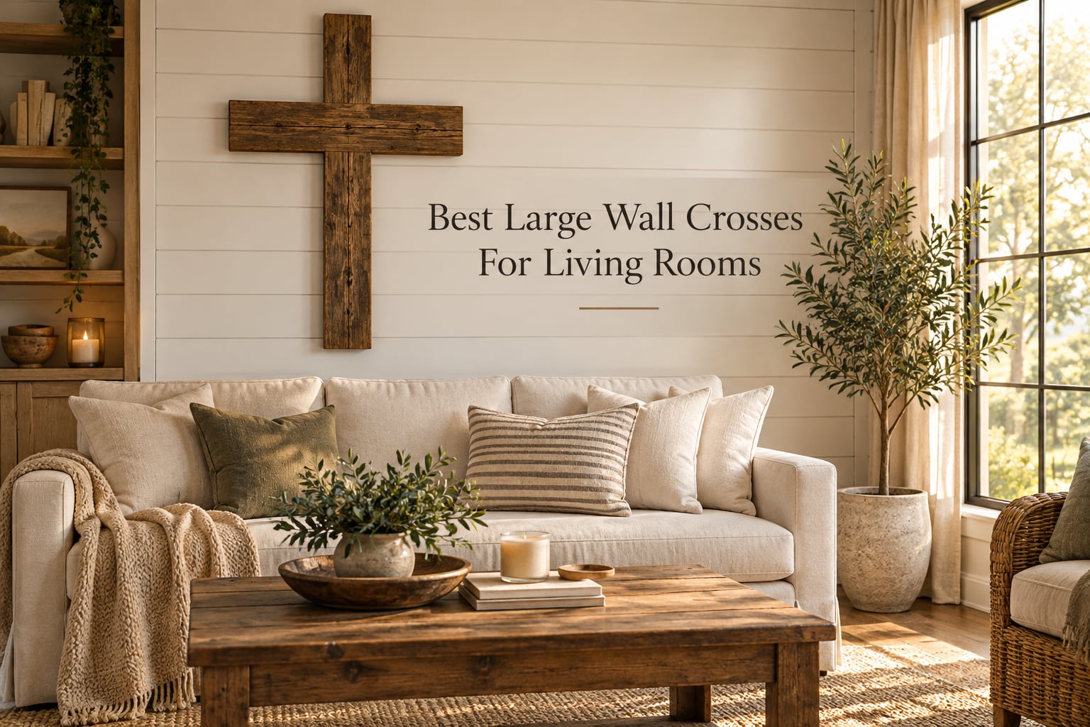 Best Large Wall Crosses For Living Rooms