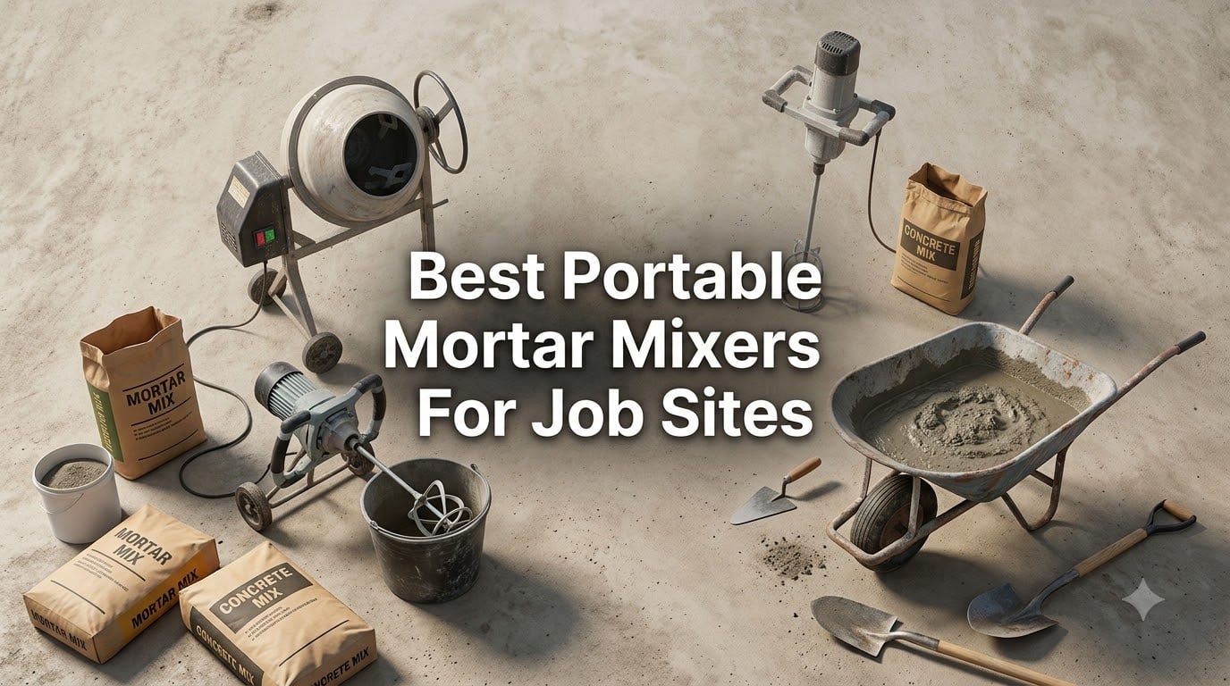 Best Portable Mortar Mixers For Job Sites