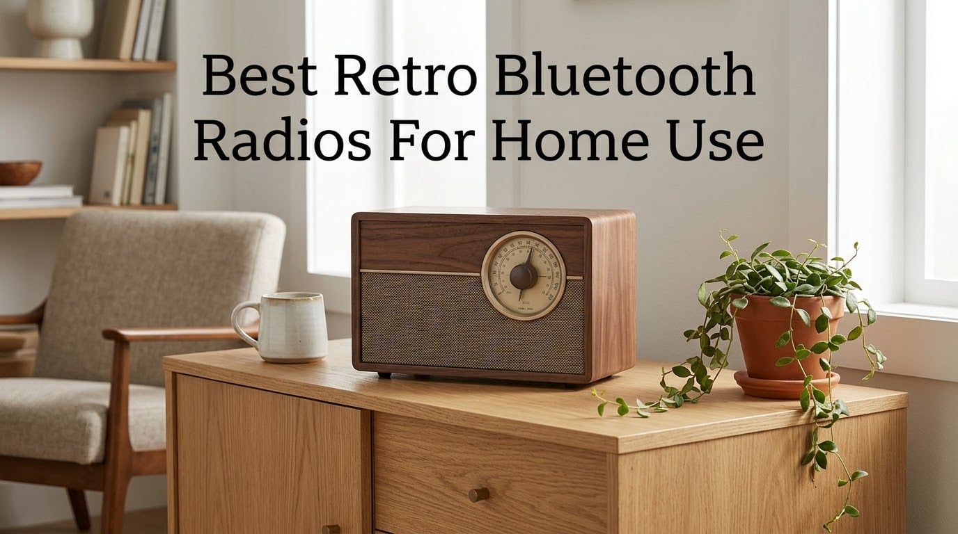 Best Retro Bluetooth Radios For Home Use
