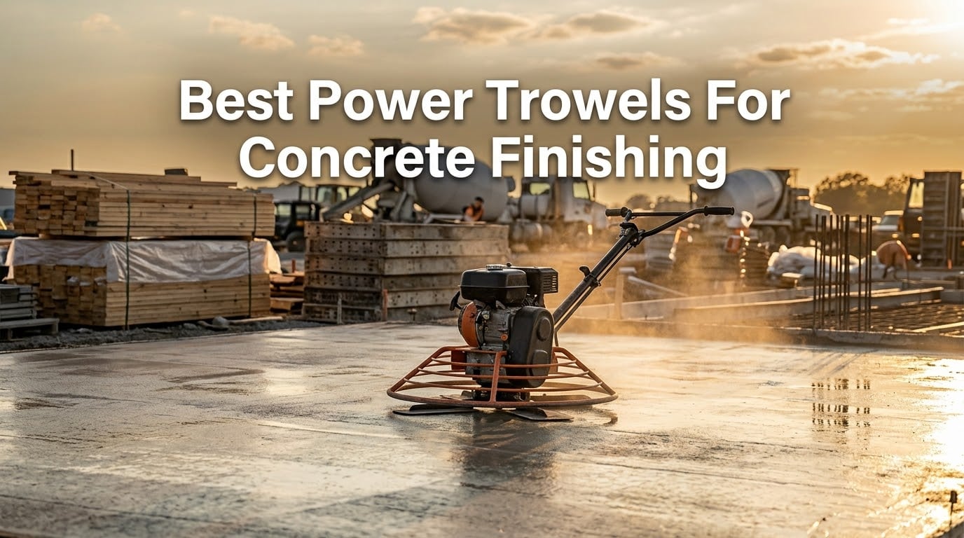 Best Power Trowels For Concrete Finishing