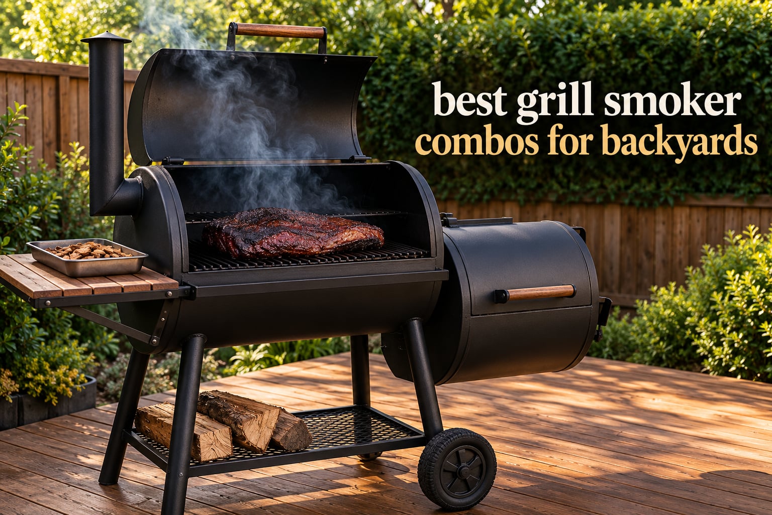 best grill smoker combos for backyards