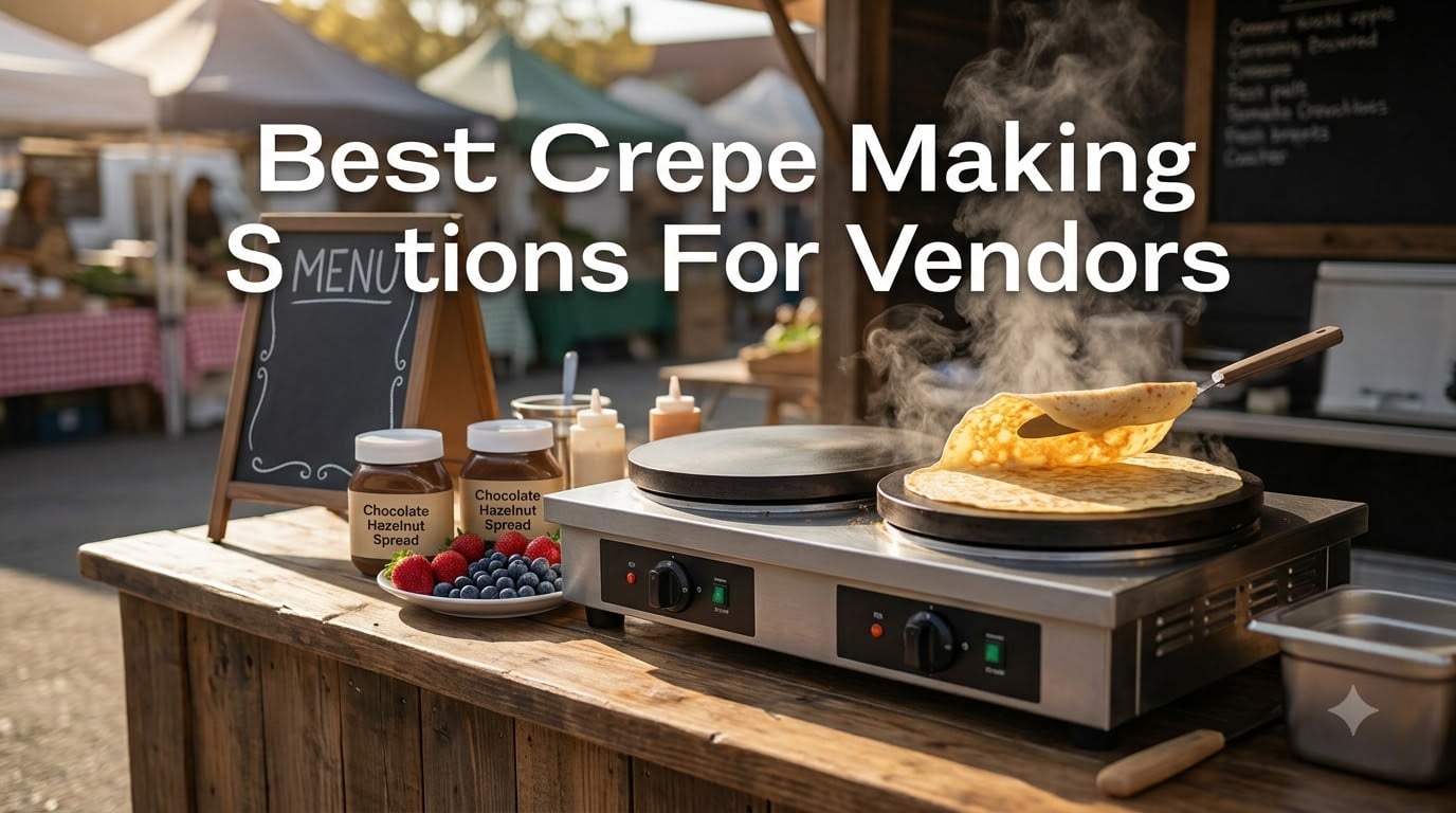 Best Crepe Making Stations For Vendors