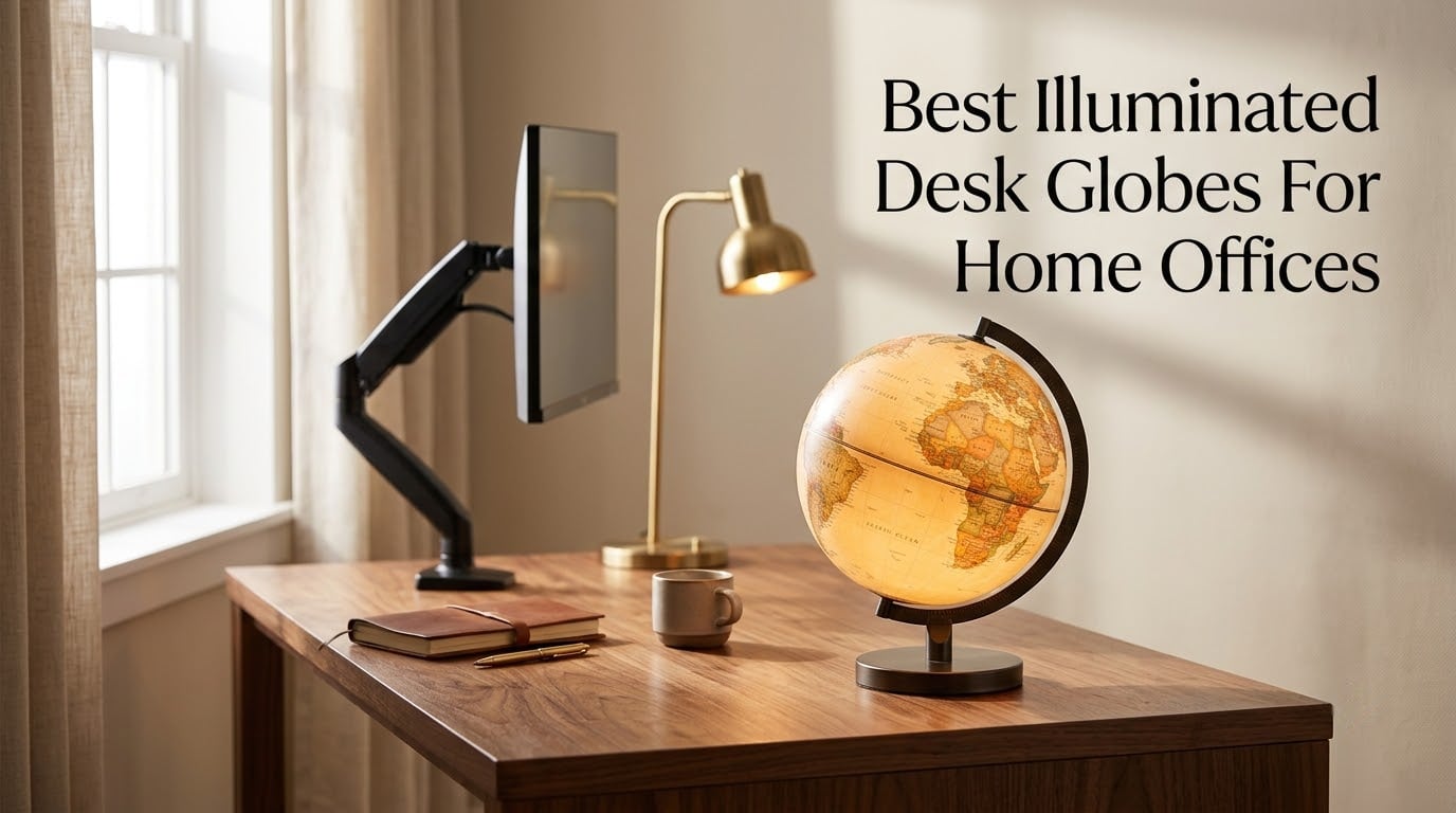 Best Illuminated Desk Globes For Home Offices
