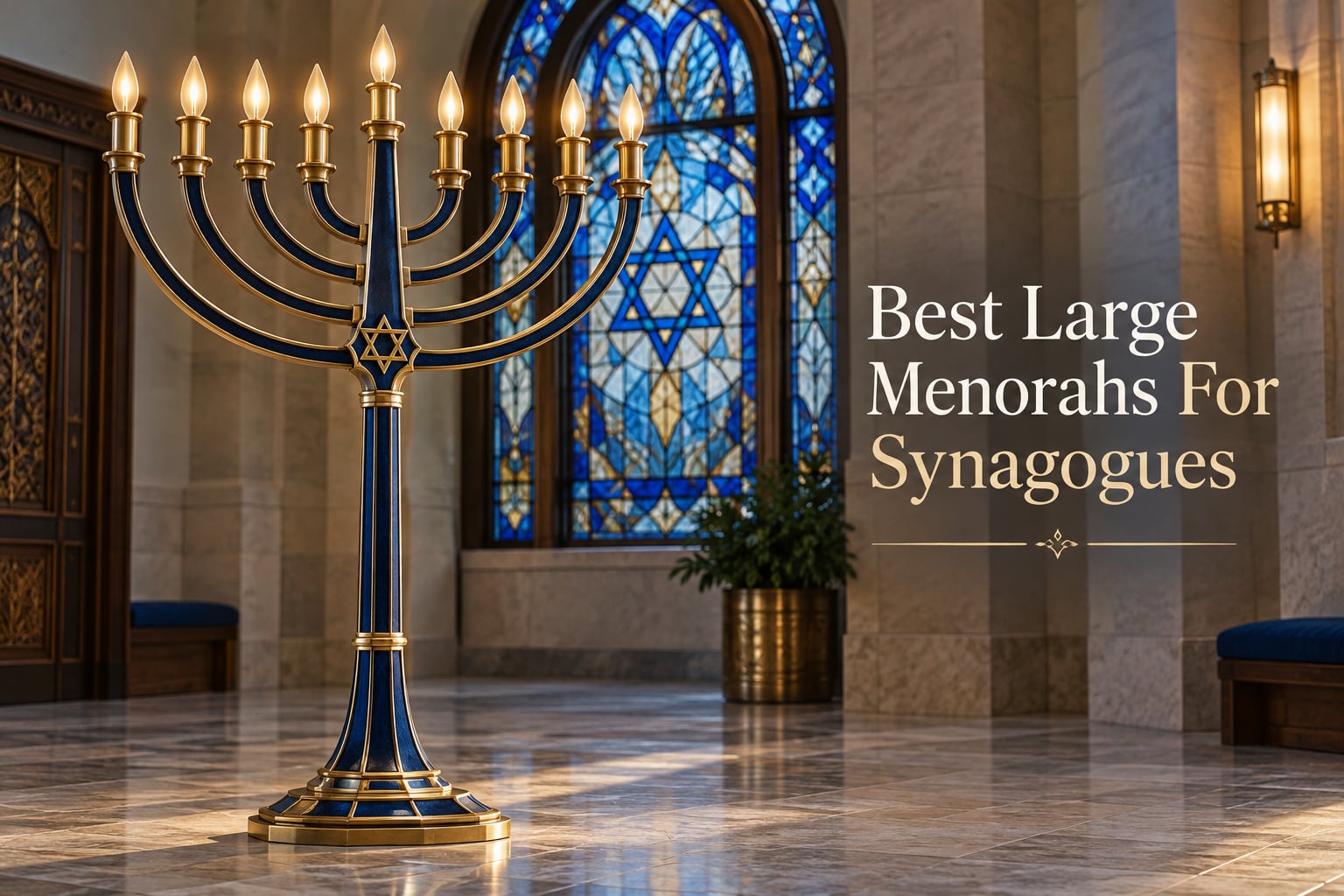 Best Large Menorahs For Synagogues