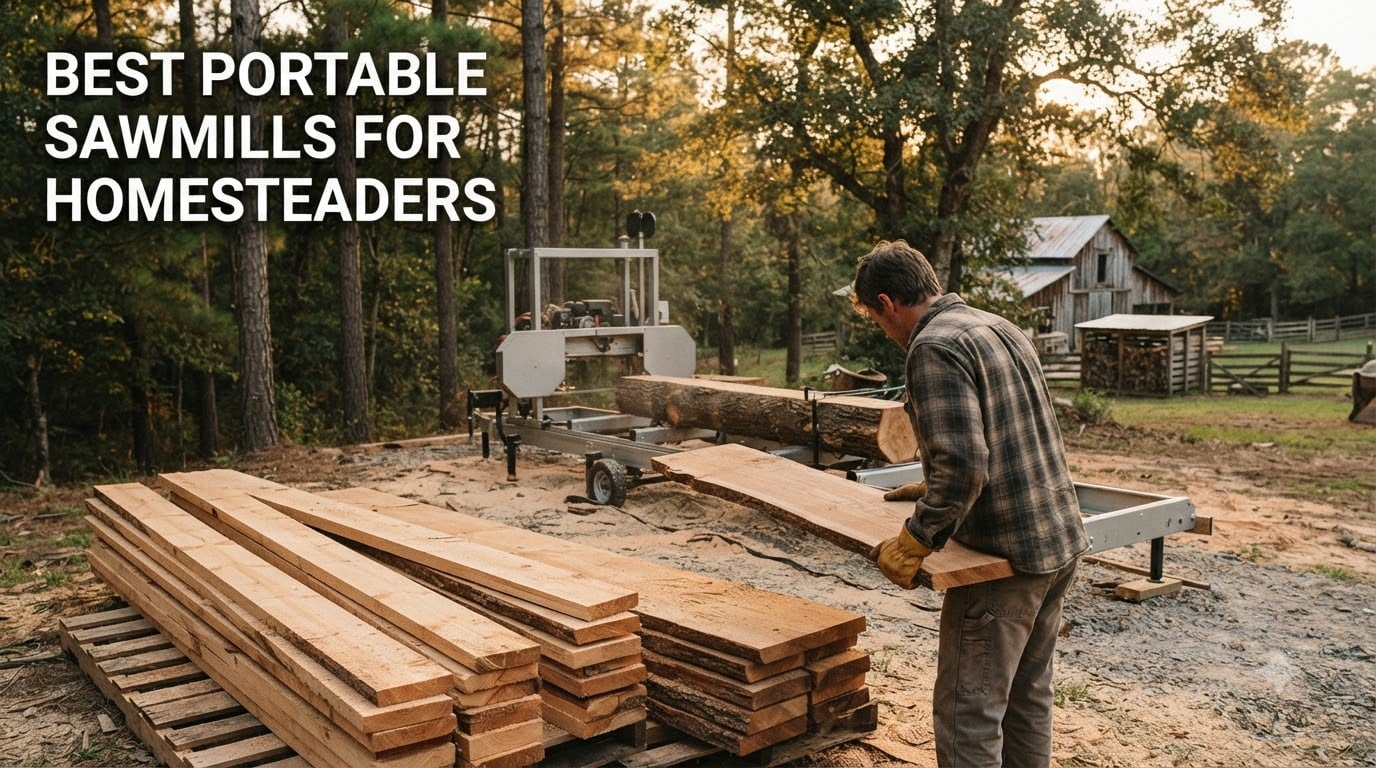 Best Portable Sawmills For Homesteaders