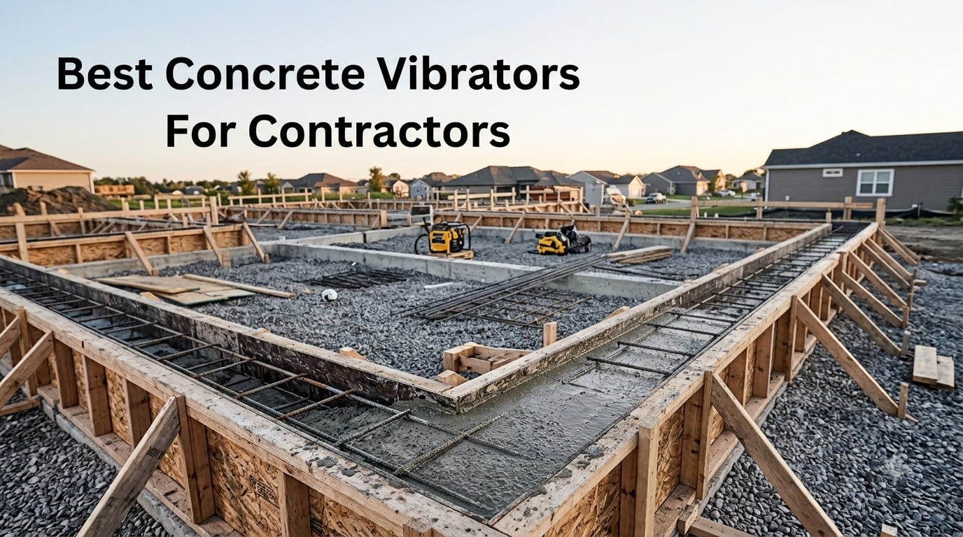 Best Concrete Vibrators For Contractors