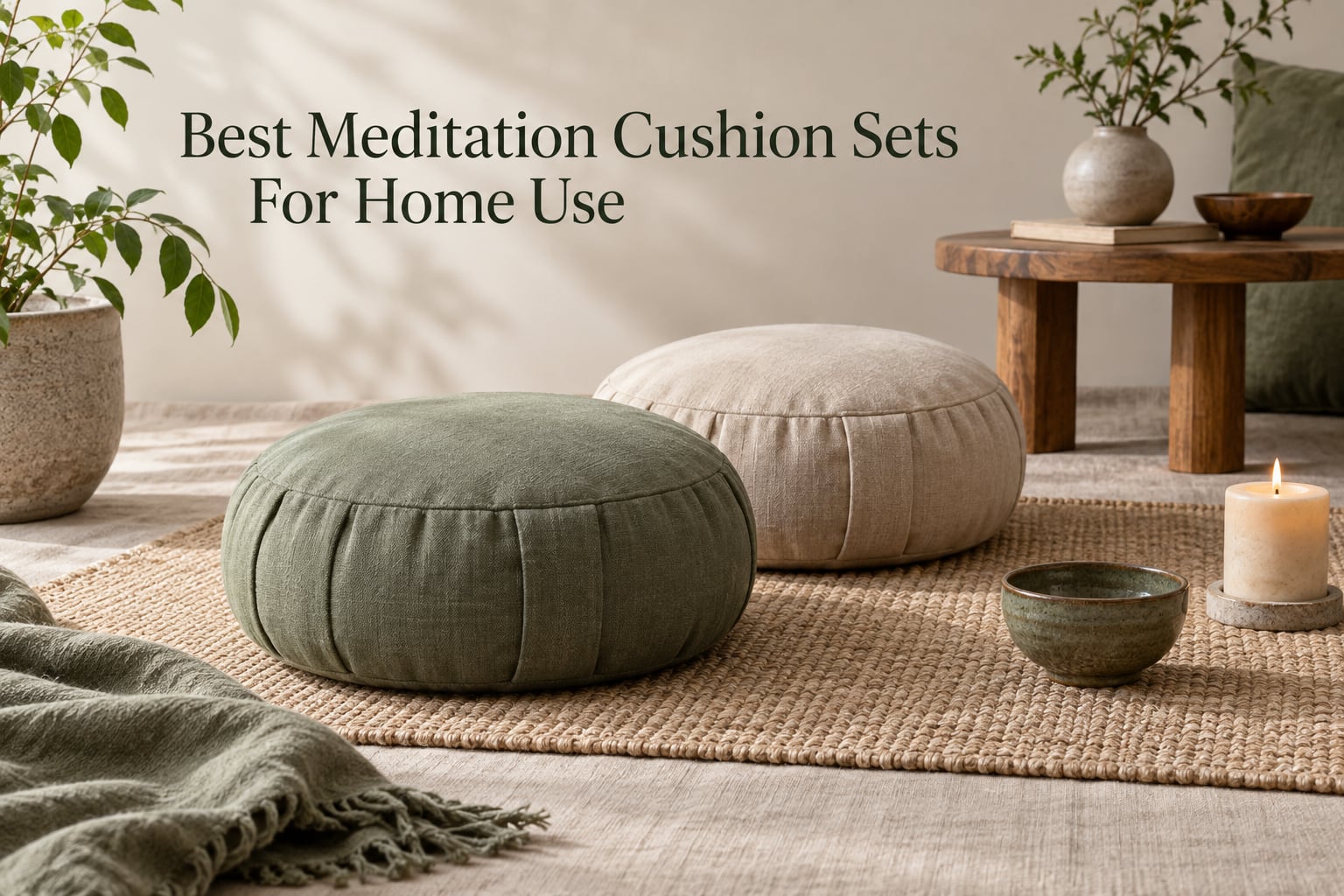 Best Meditation Cushion Sets For Home Use