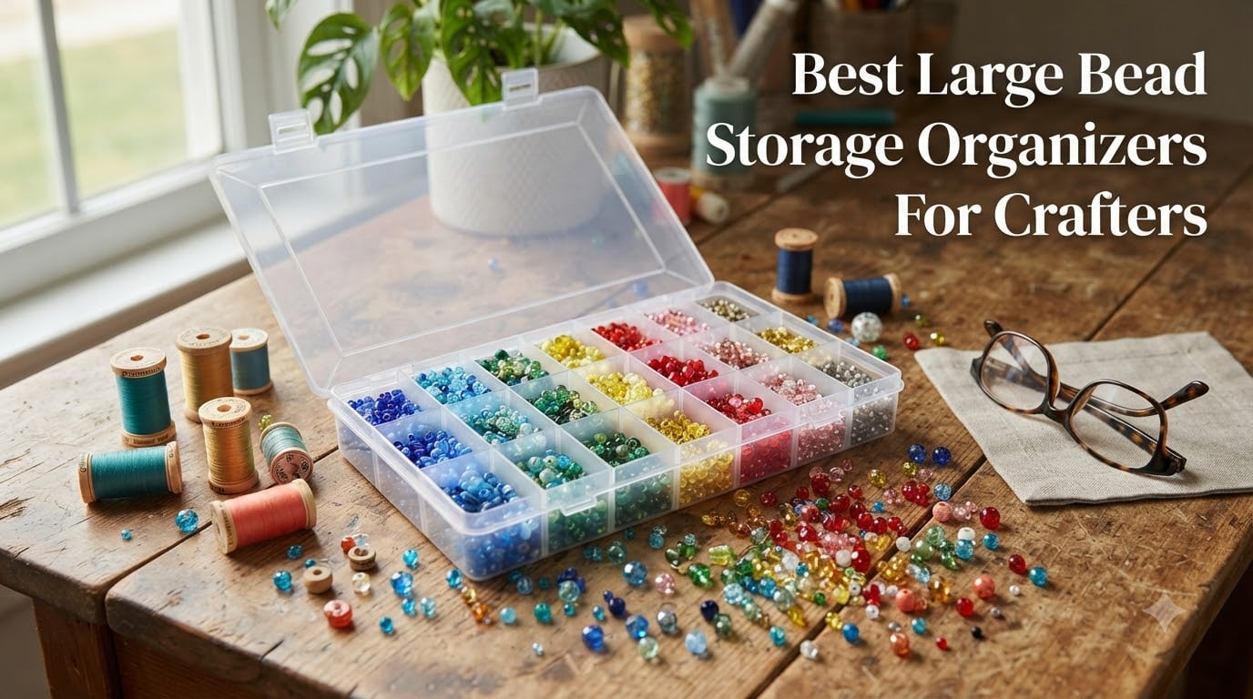 Best Large Bead Storage Organizers For Crafters
