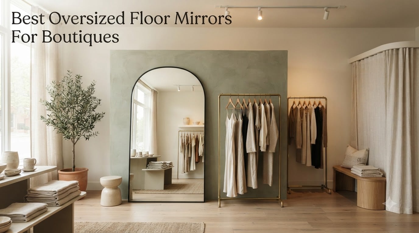 Best Oversized Floor Mirrors For Boutiques
