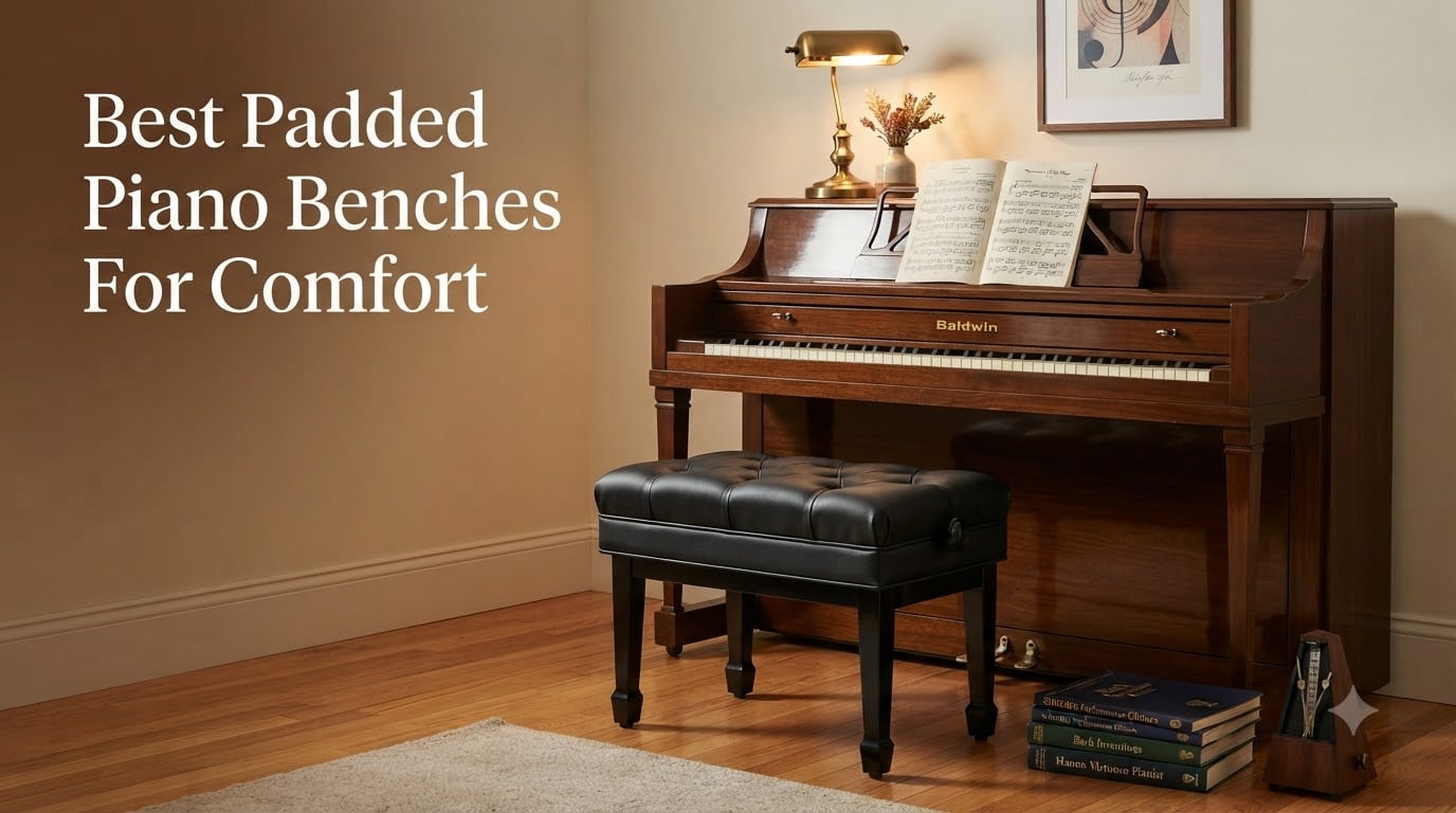 Best Padded Piano Benches For Comfort
