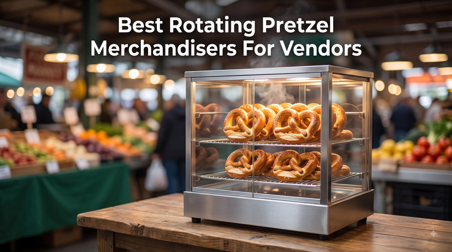 Best Rotating Pretzel Merchandisers For Vendors